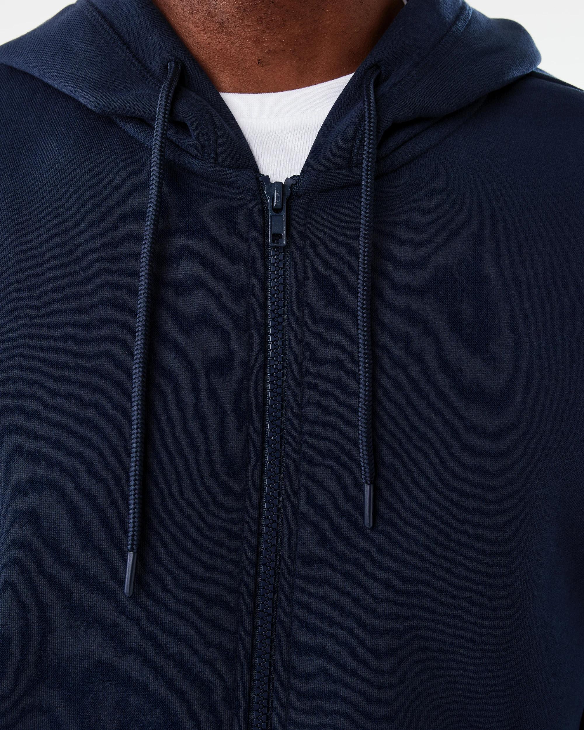 6 Zip Through Hoodie Nvy Sphire, 6 of 8
