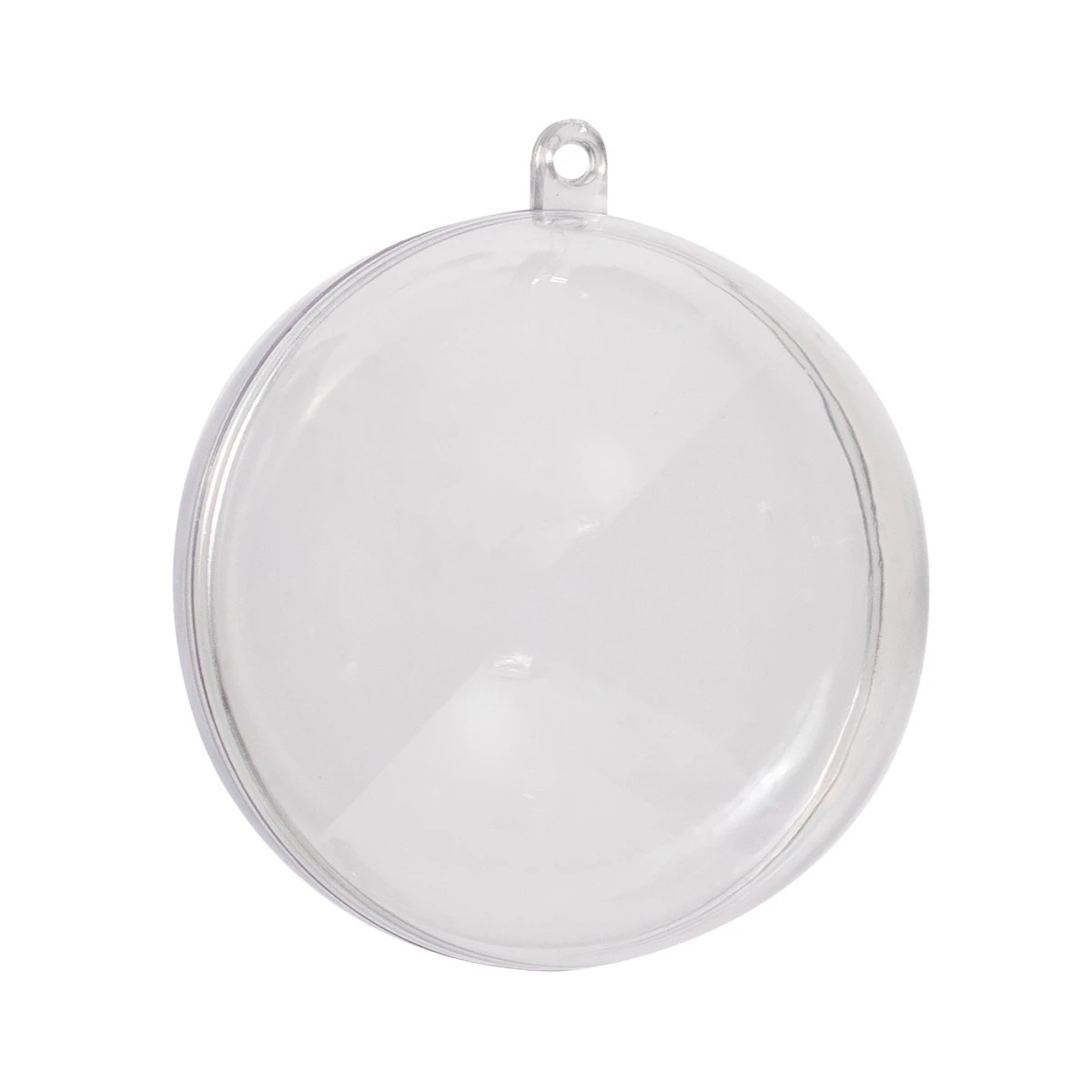 3 10 Pack Christmas Craft Fillable Baubles - Round, 3 of 4