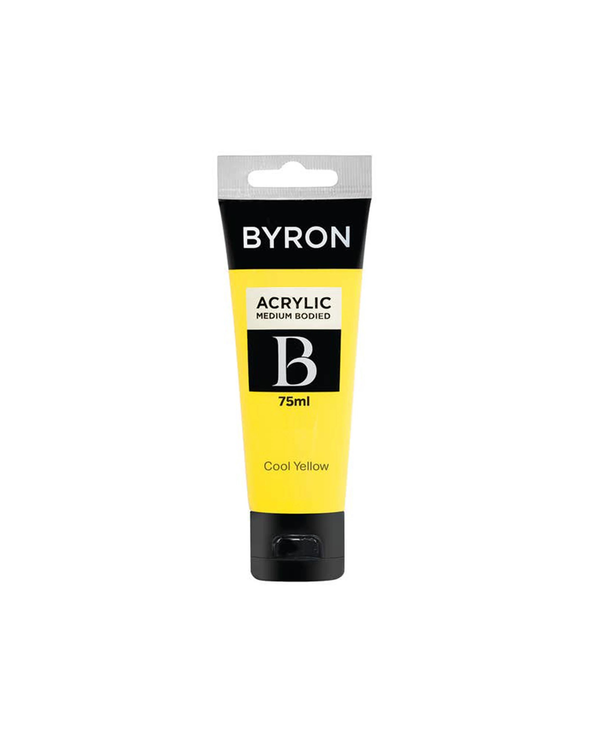 2 Jasart 10PK Byron Acrylic Paint Tube Art Craft Medium Bodied Non Toxic 75ml Fluoro - Yellow, 2 of 2
