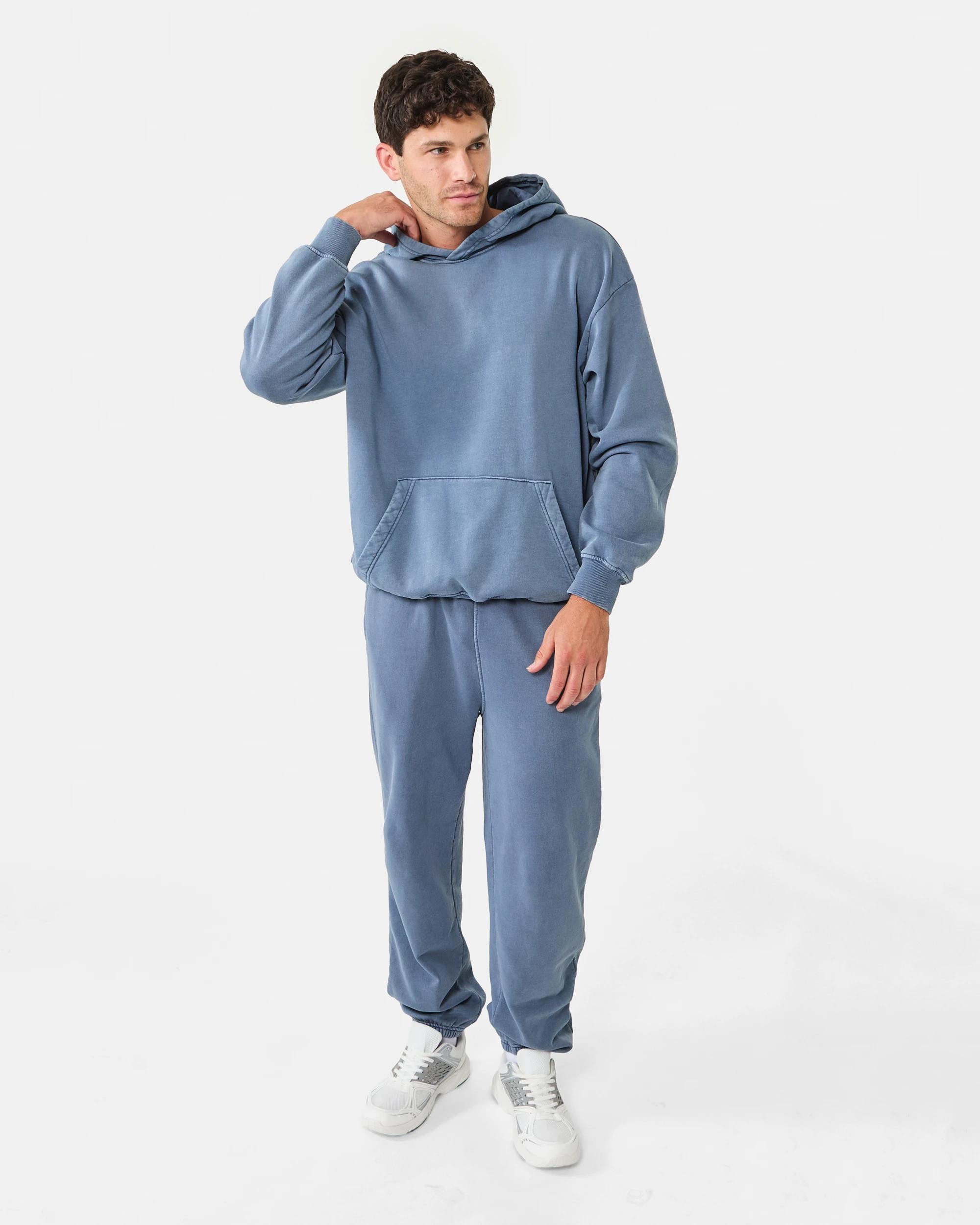 2 Garment Dyed Hoodie Chinablue, 2 of 10