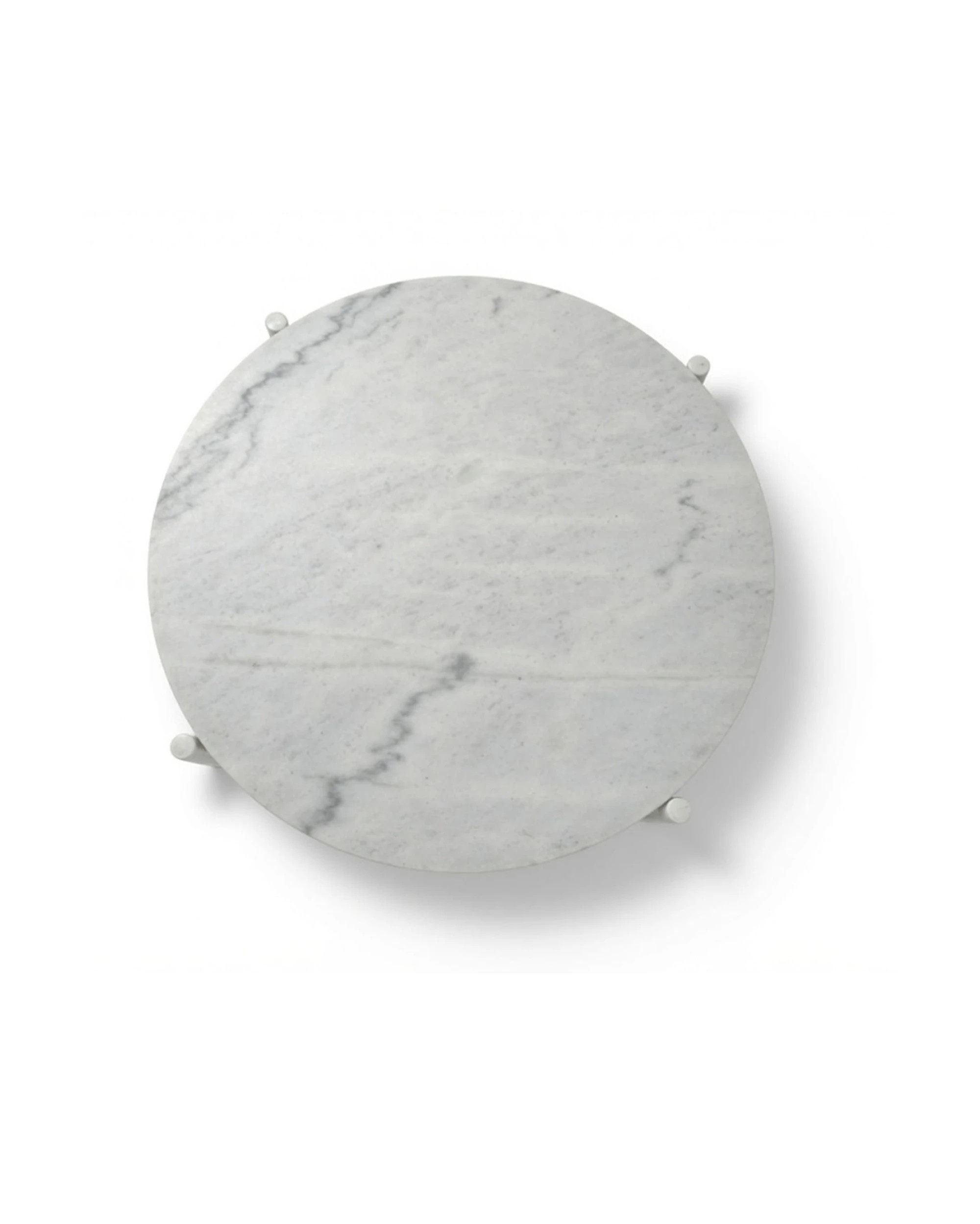 5 Codu Solis Side Table Marble Top 60x50x50cm - White, 5 of 8