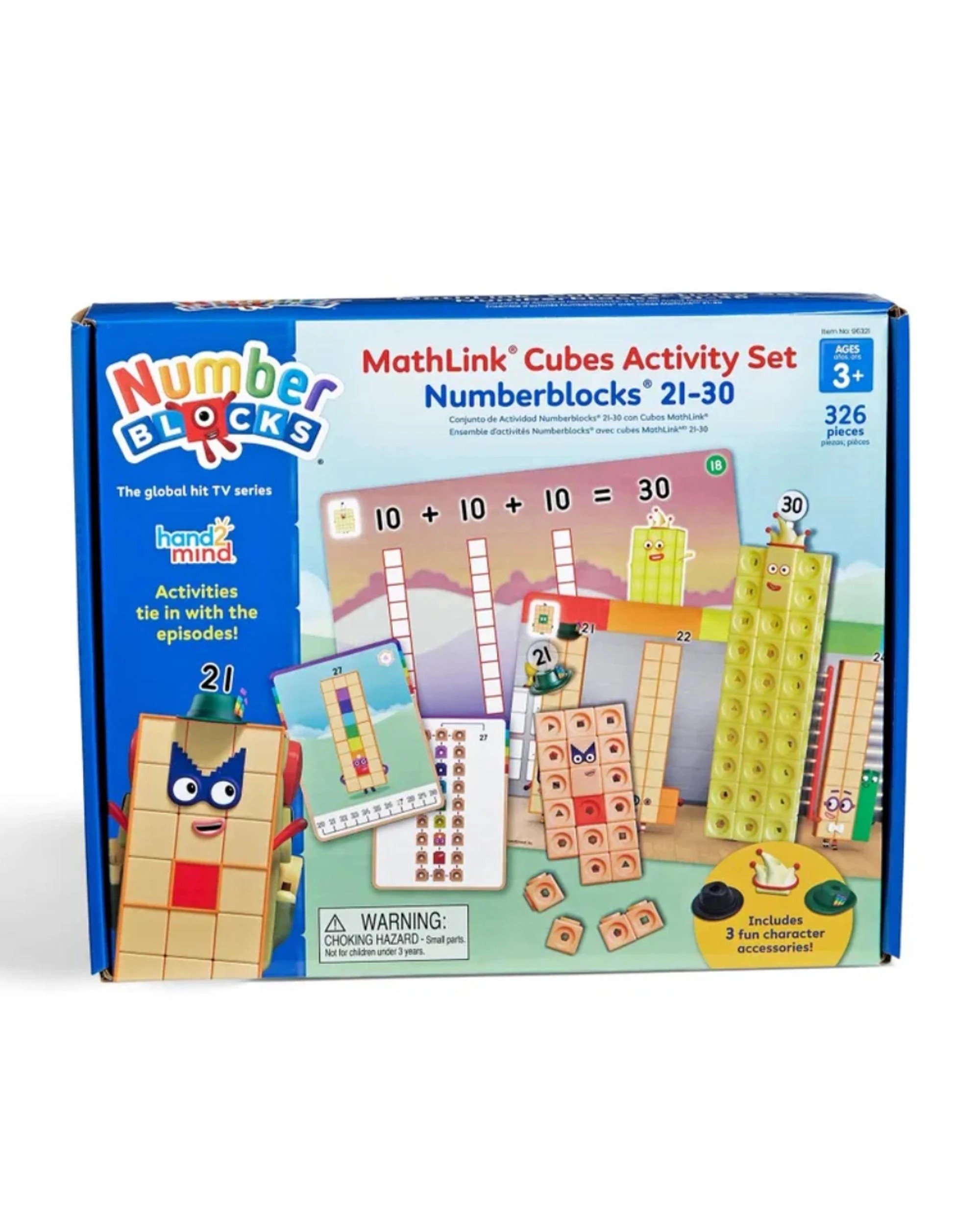 1 Numberblocks MathLink Cubes 21-30 Activity Set, 1 of 3