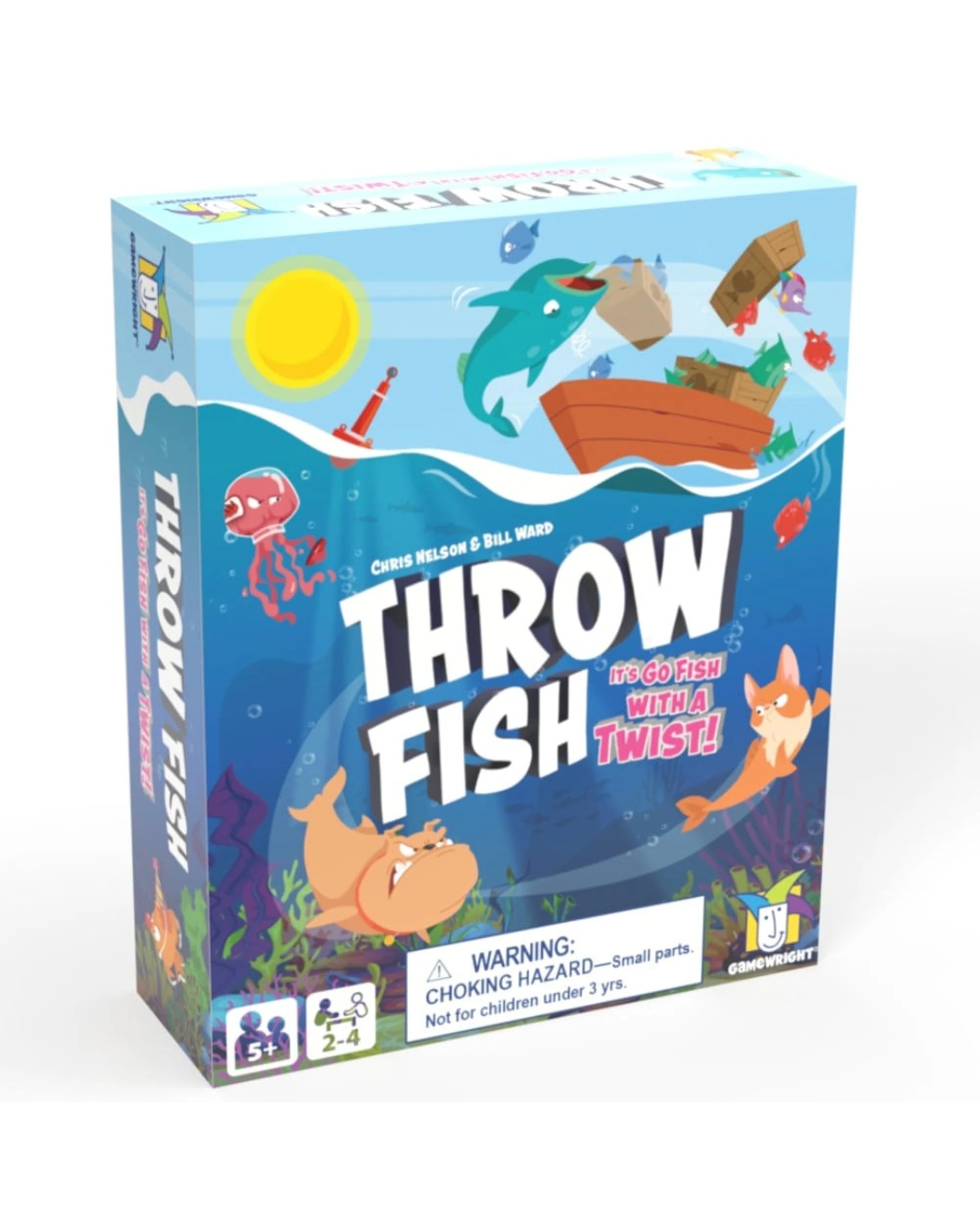 1 Gamewright Throw Fish Card Game, 1 of 1