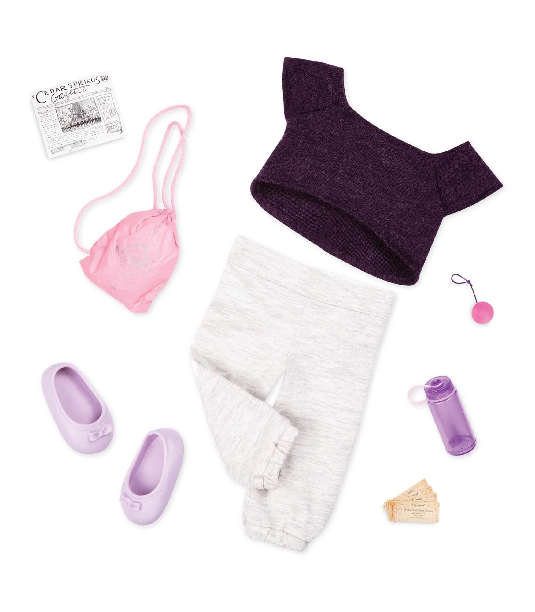 8 Our Generation Sydney Lee Posable 18-inch Ballerina Doll & Storybook - Pink, 8 of 9