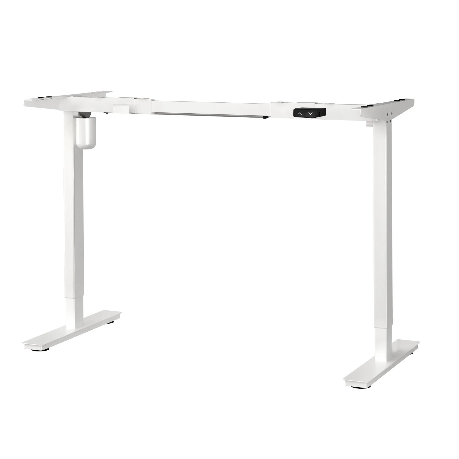 1 Oikiture Electric Standing Desk Frame Single Motor
 - White, 1 of 4