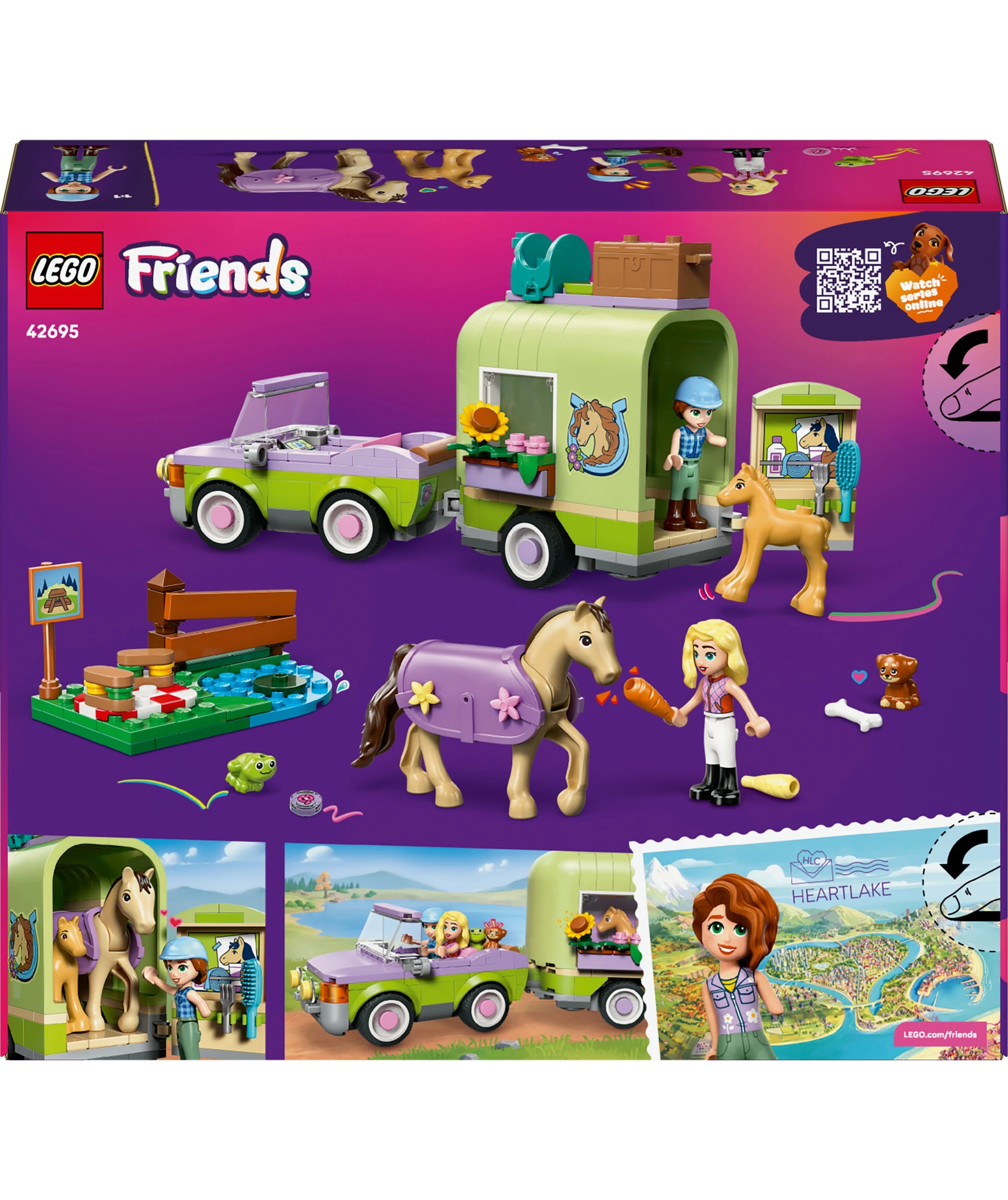 10 LEGO Friends Horse & Baby Foal Trailer 42695, 10 of 10