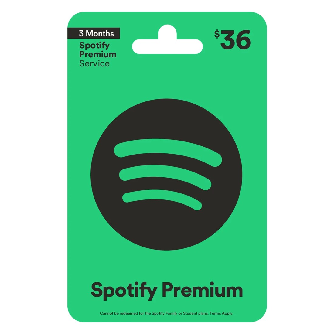 1 Spotify Premium $36 Gift Card, 1 of 1