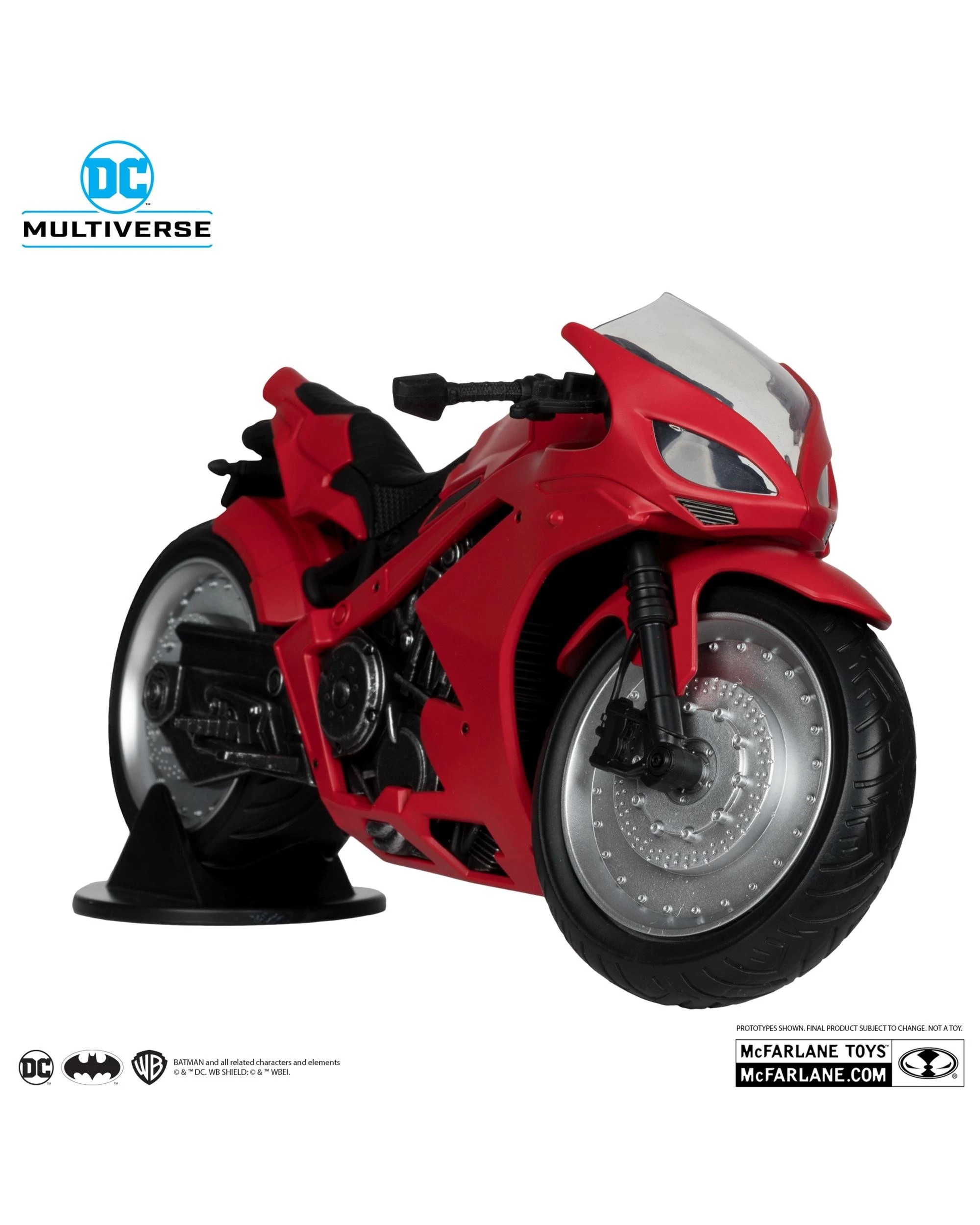 3 DC Multiverse Red Hood's Sportsbike Red Hood Outlaw 7 inch Action Figure, 3 of 10