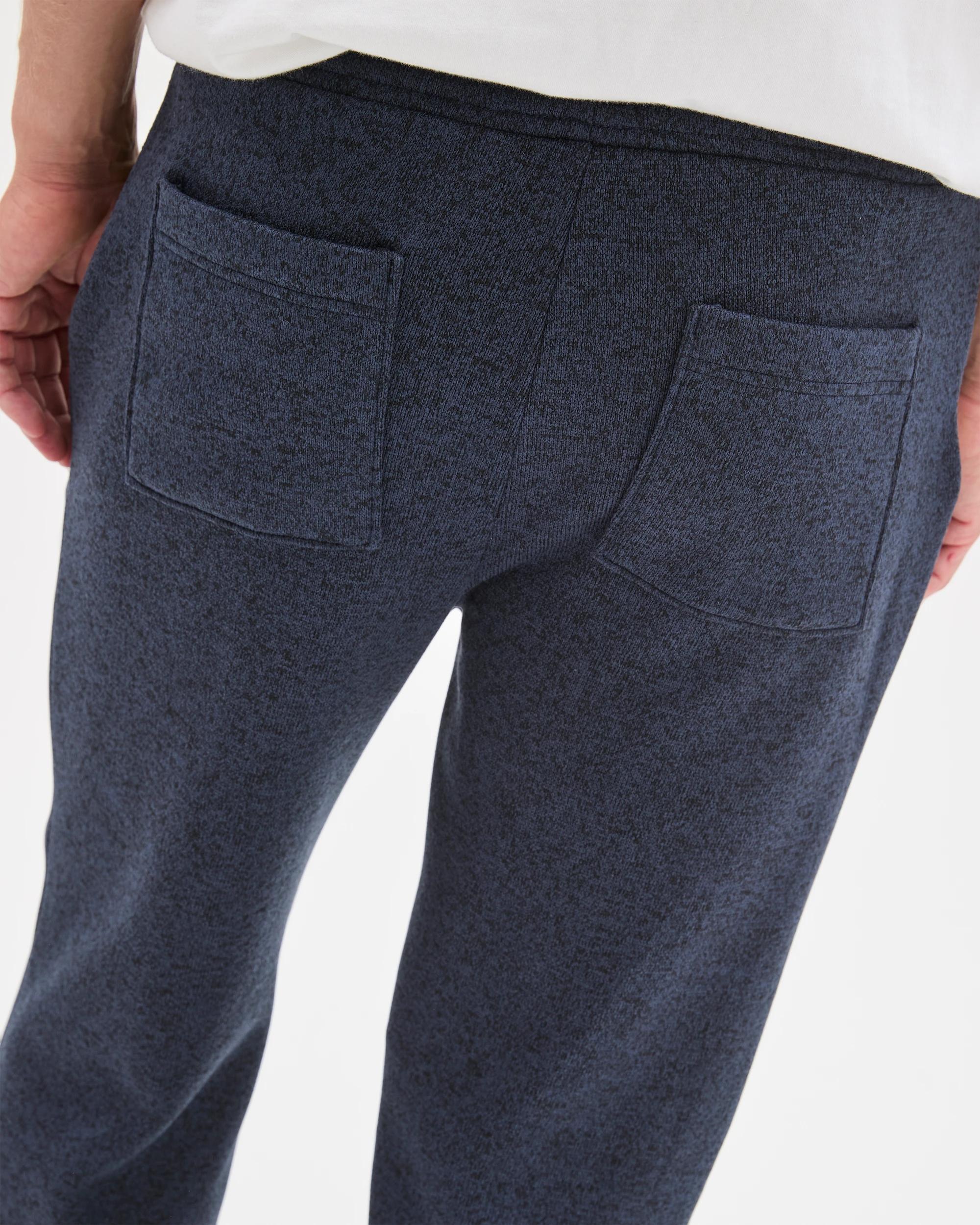 5 Target Man Cuffed Full Length Trackpants NAVY MARLE, 5 of 6
