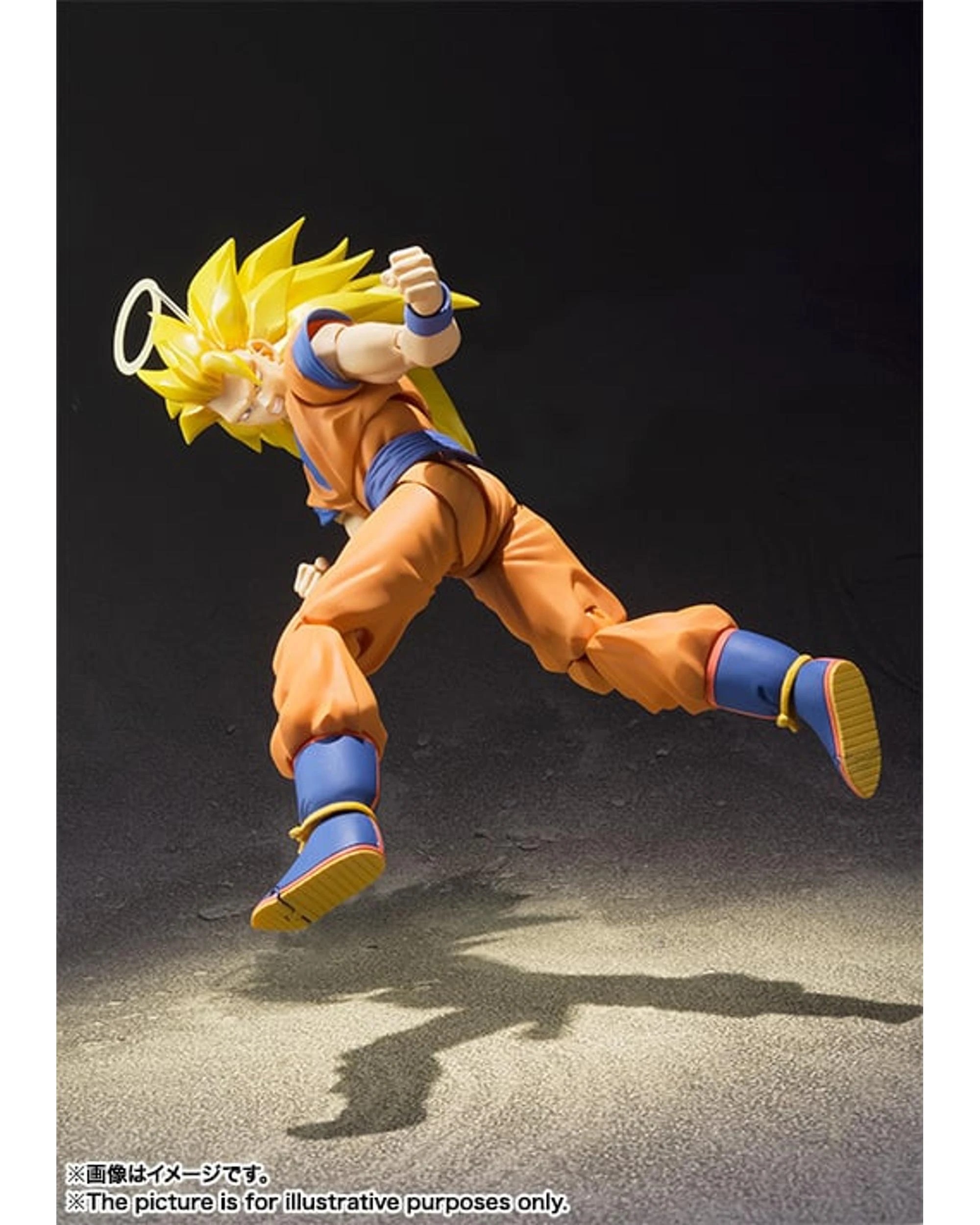 3 S.H. Figuarts Dragon Ball Z Super Saiyan 3 Son Goku Figure, 3 of 5