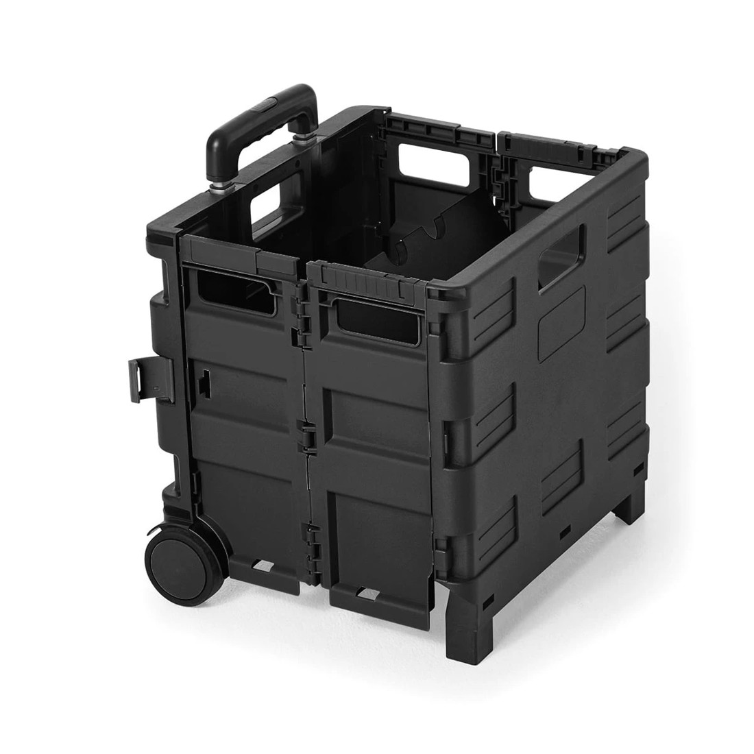 5 Collapsible Trolley Box - Black, 5 of 10