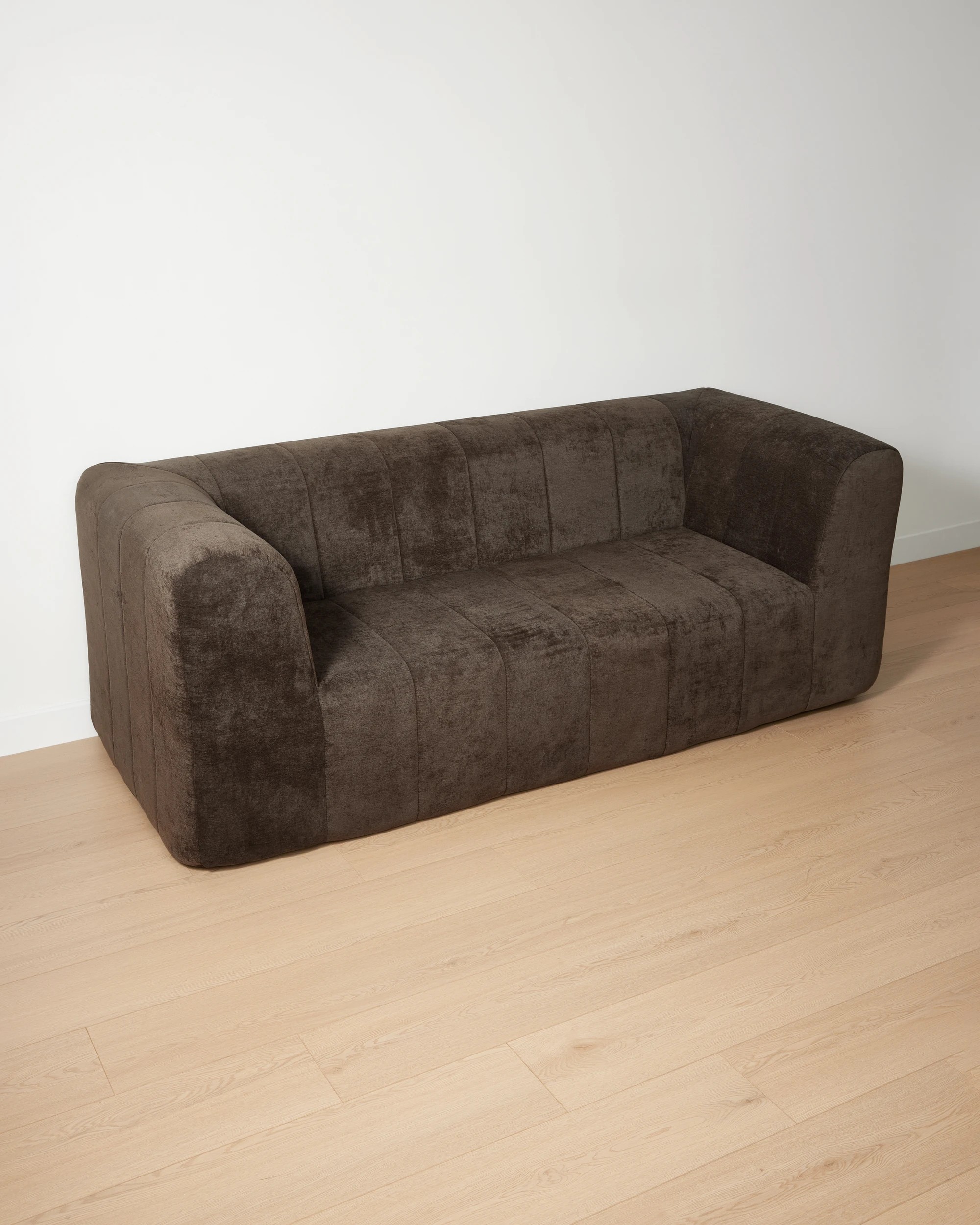 1 Trove 2.5 Seat Compressed Sofa - Chocolate, 1 of 6