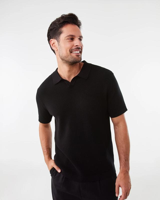 True Knit Textured Polo S