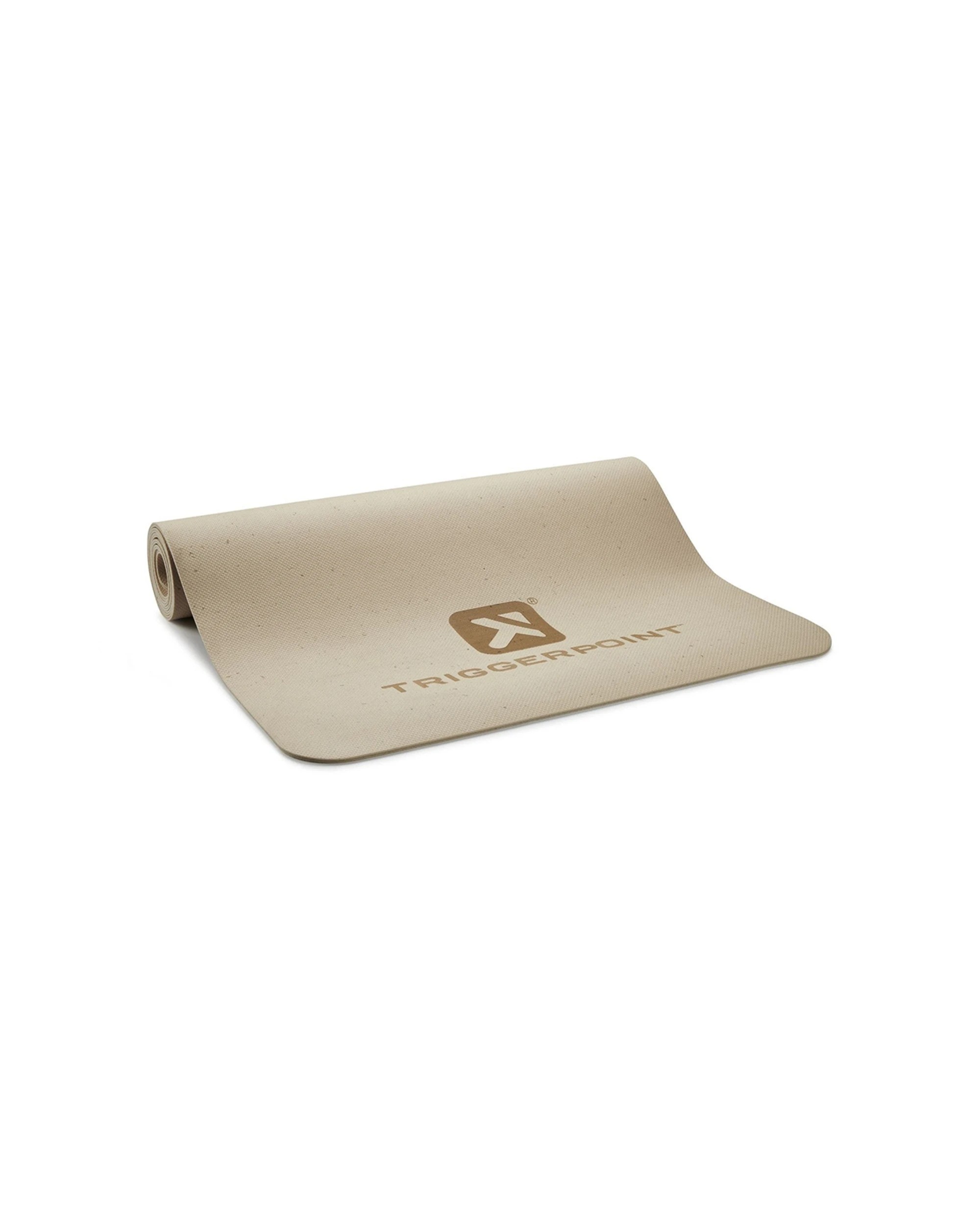 1 TRIGGERPOINT Eco Mat Non-Slip Yoga Exercise 72 Inch x 24 Inch 5mm EVA Foam - Beige, 1 of 5