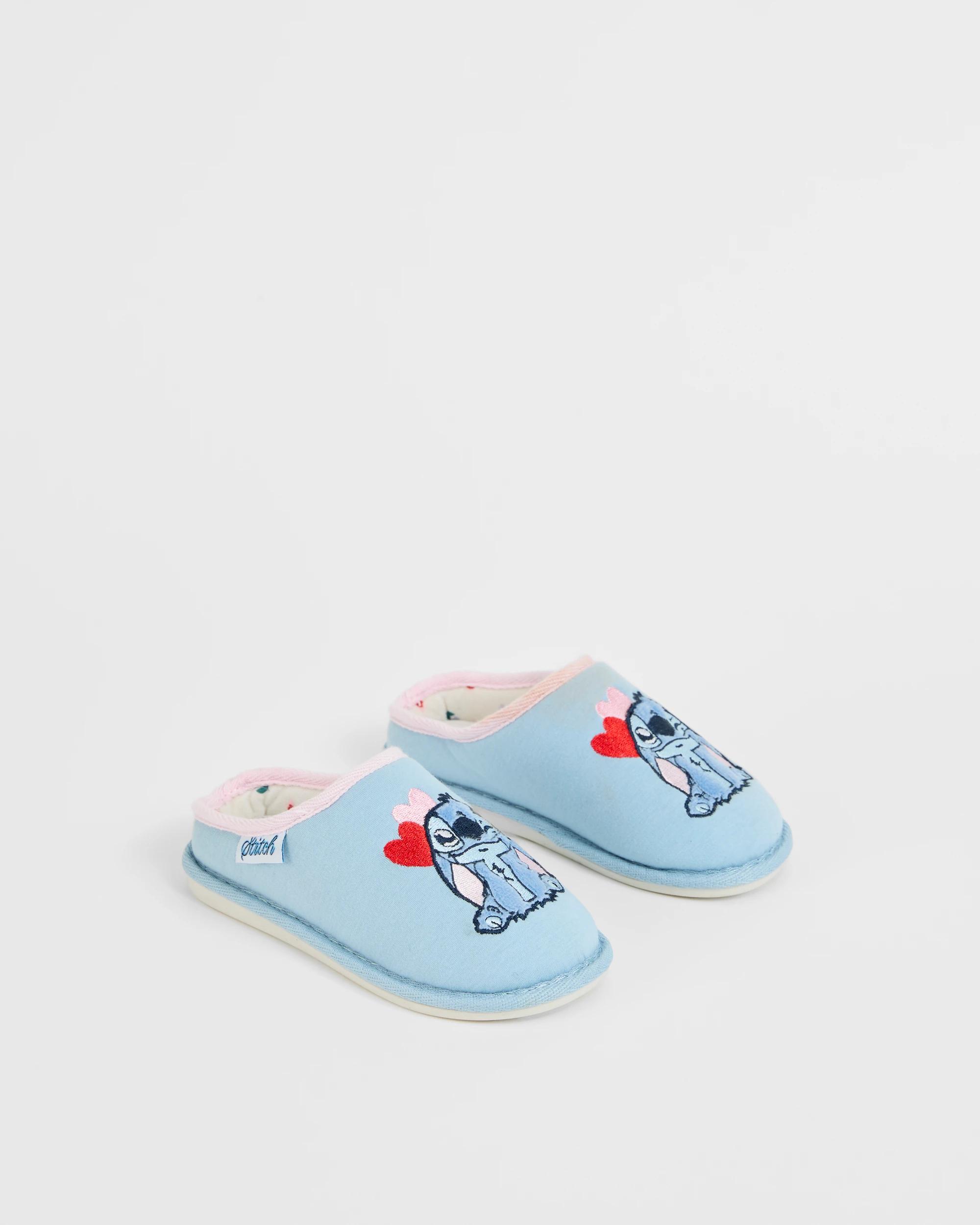 2 Target Disney Stitch Slipper Scuff BLUE, 2 of 3