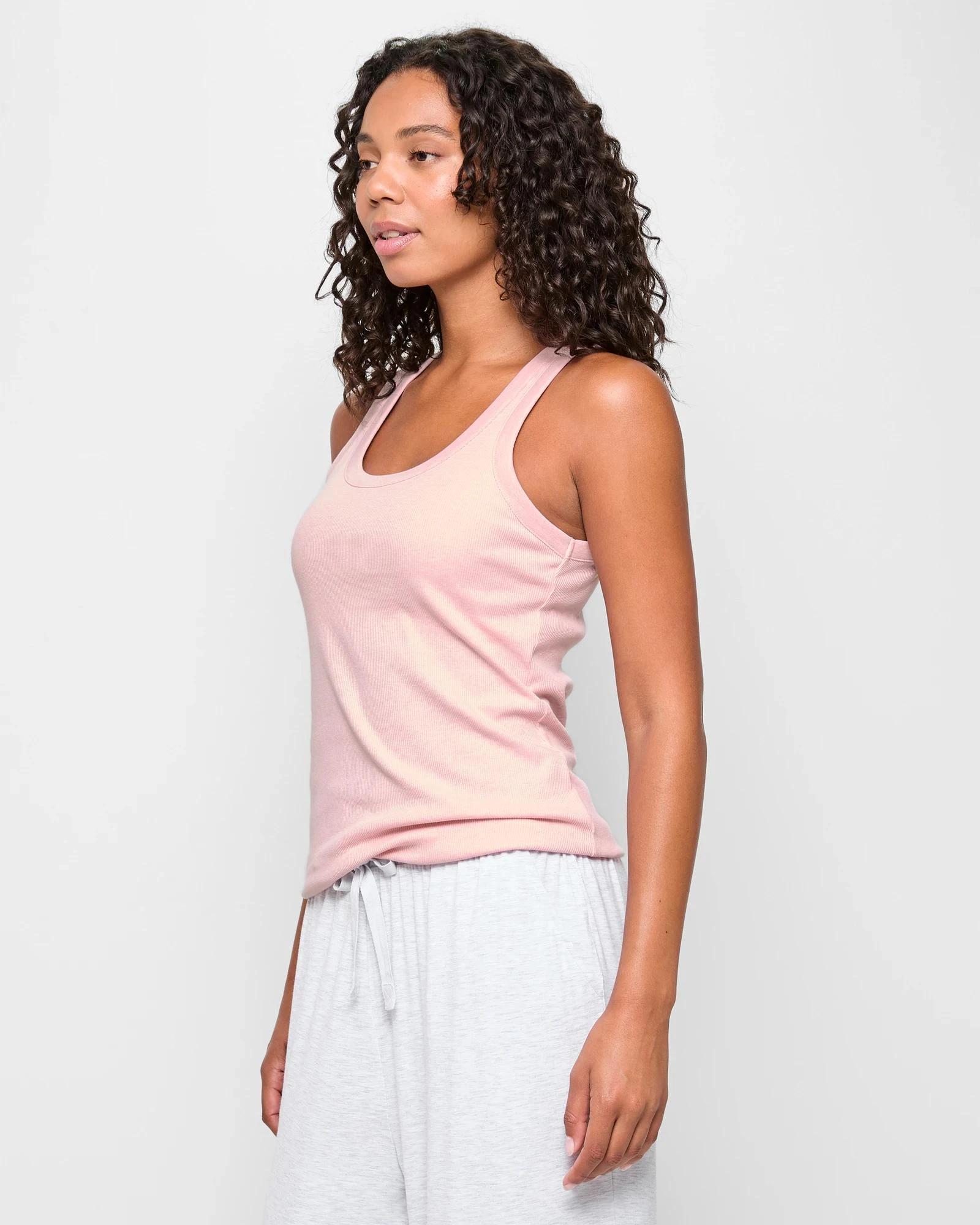 3 Target Woman Sleep Shelf Bra Tank Top PINK MARLE, 3 of 5