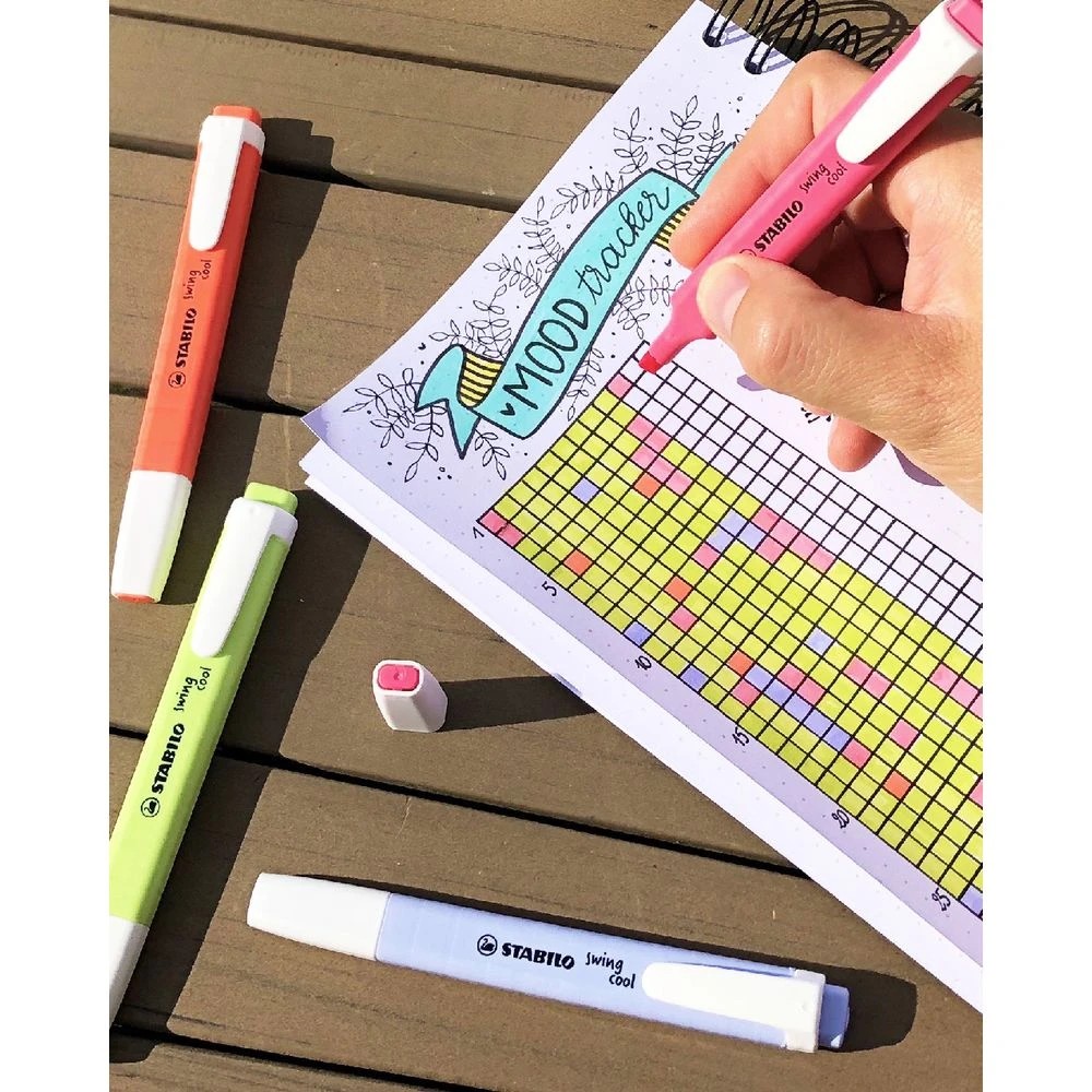 4 Stabilo Swing Cool Highlighters Pastel 6 Pack, 4 of 5
