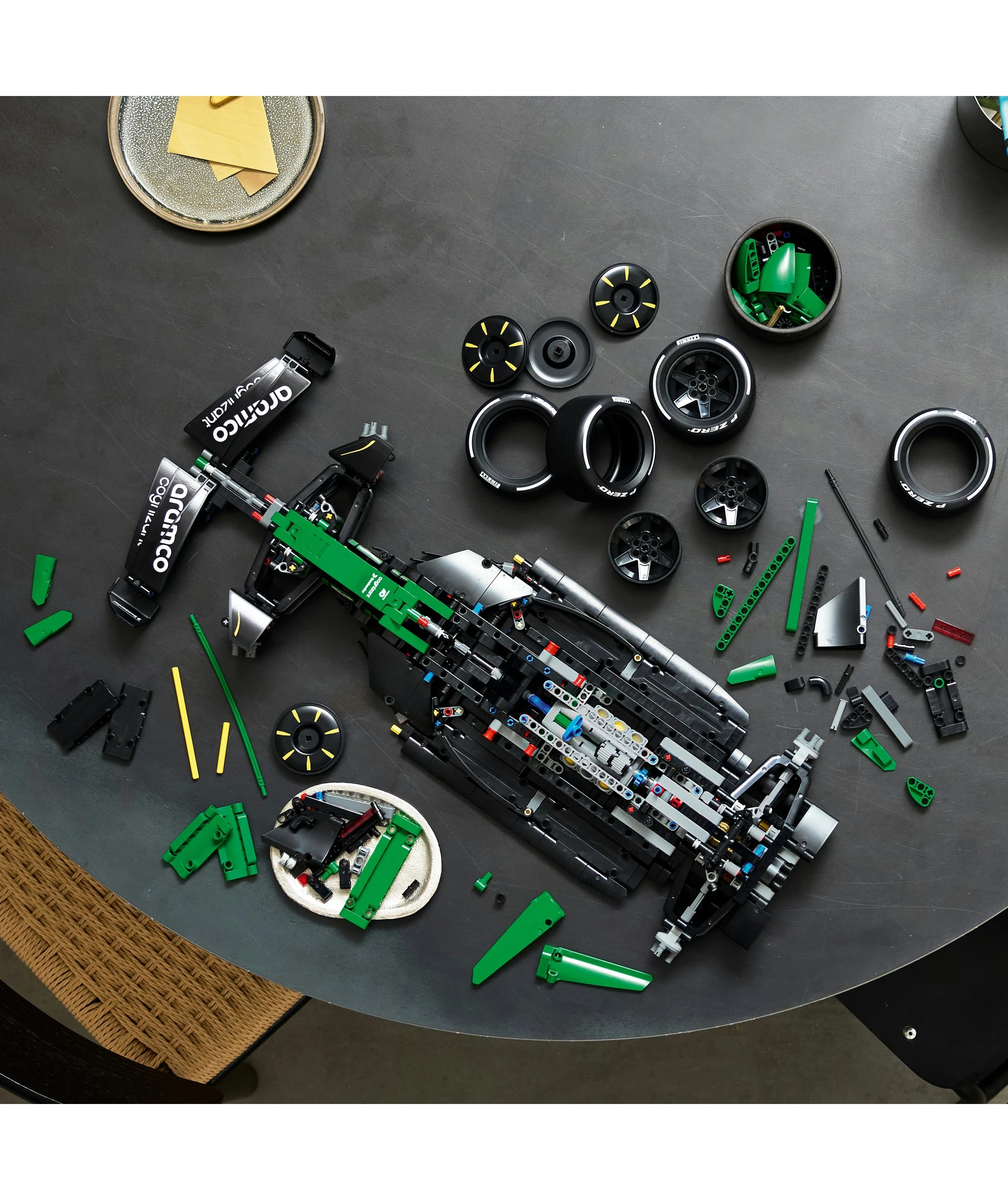 9 LEGO Technic Aston Martin Aramco AMR25 F1 Car 42240, 9 of 10