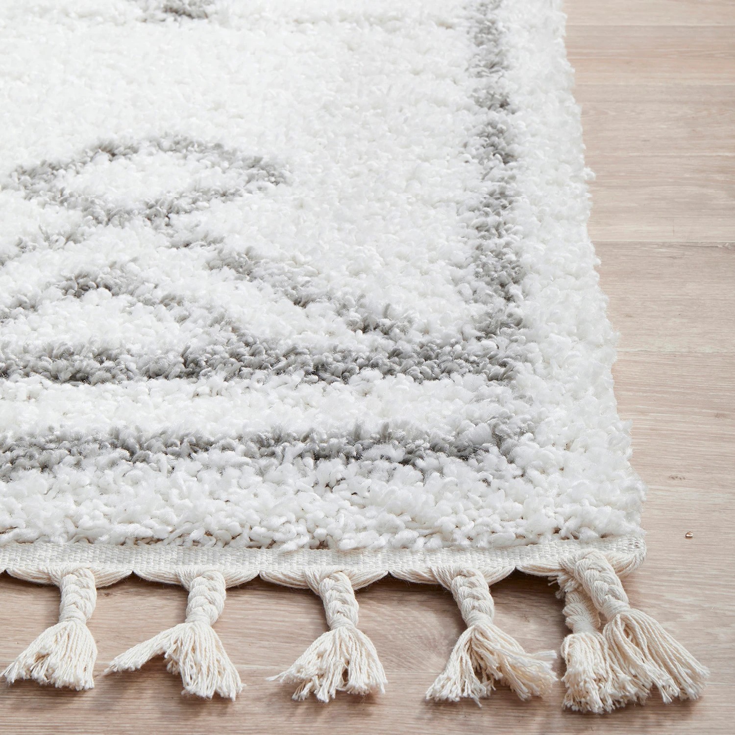 4 Common Ground Rugs Tangier Temara 330x240cm - Extra Large Power Loomed Pet Friendly Floor Rug - Natural, 4 of 9
