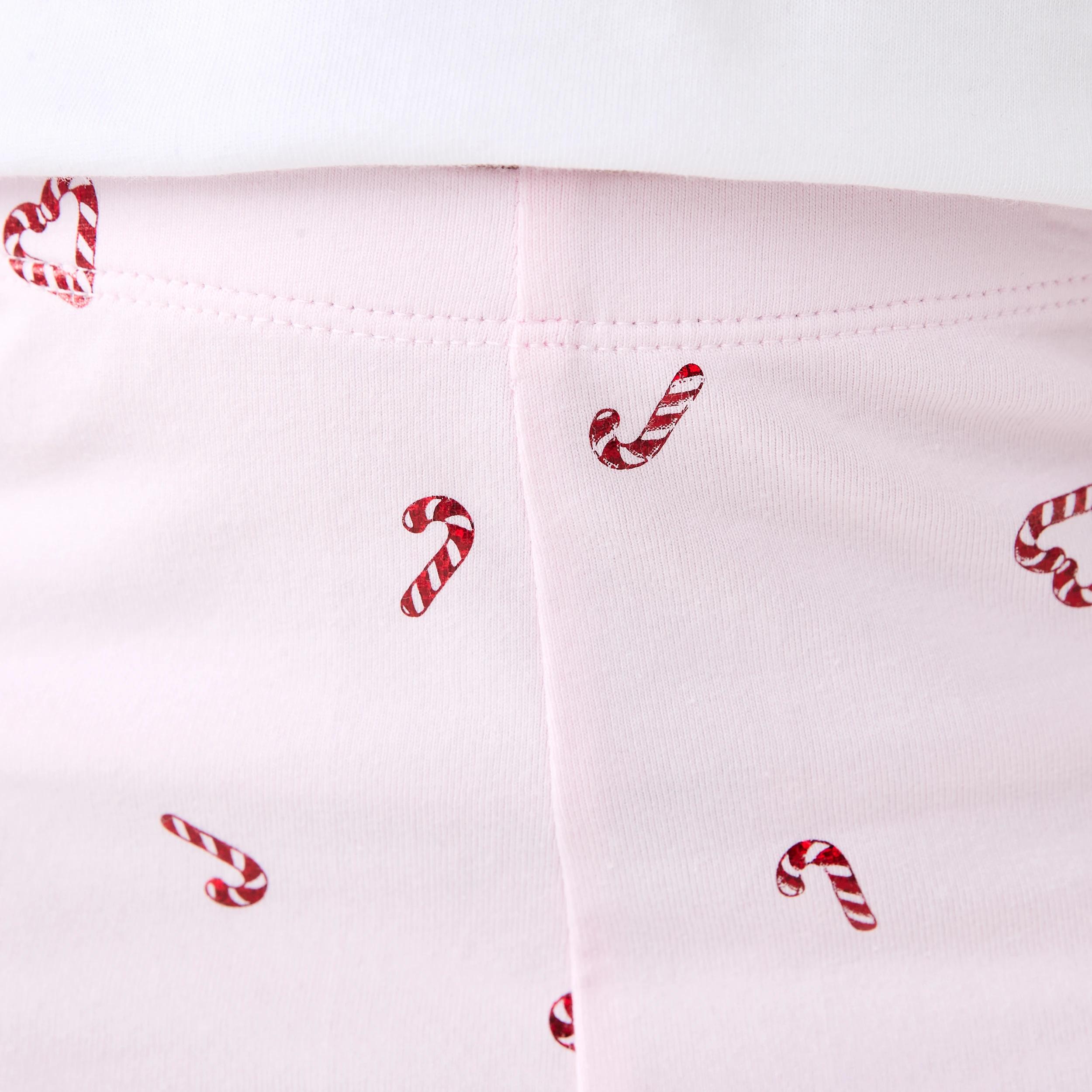 4 Christmas Leggings Pnk Candy, 4 of 6