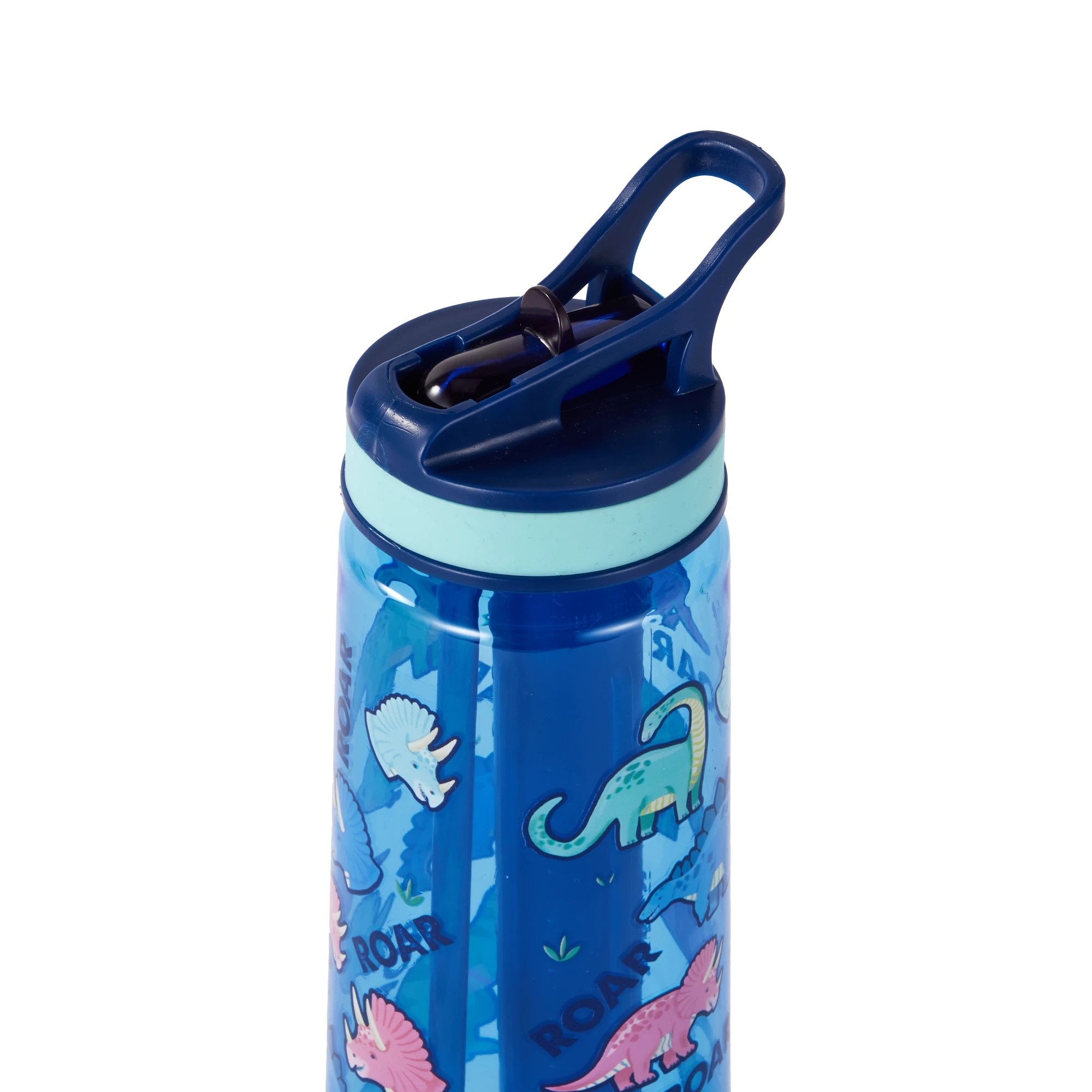4 650ml Blue Dinosaur Flared Drink Bottle, 4 of 8