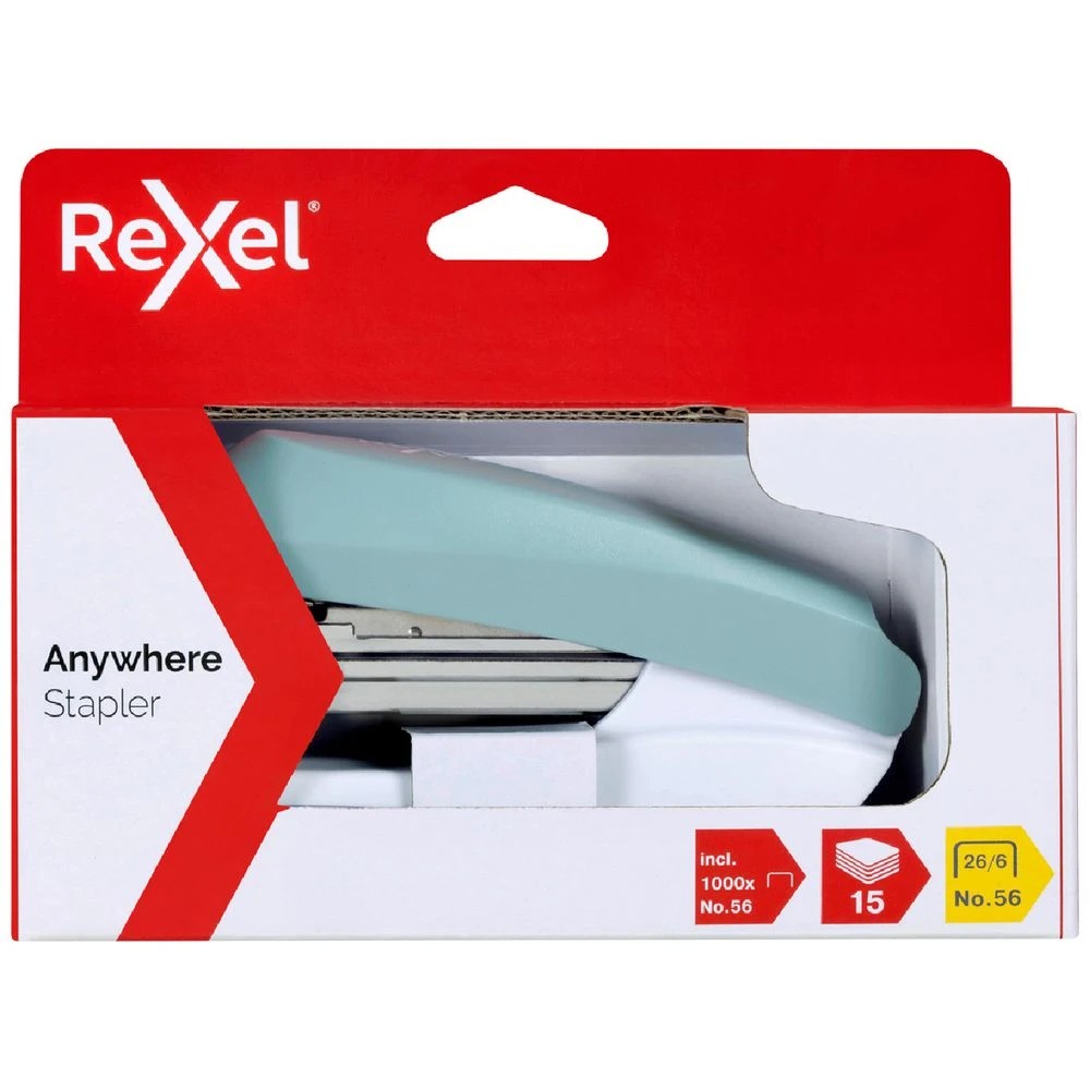4 Rexel Anywhere Half Strip Stapler Mint, 4 of 4