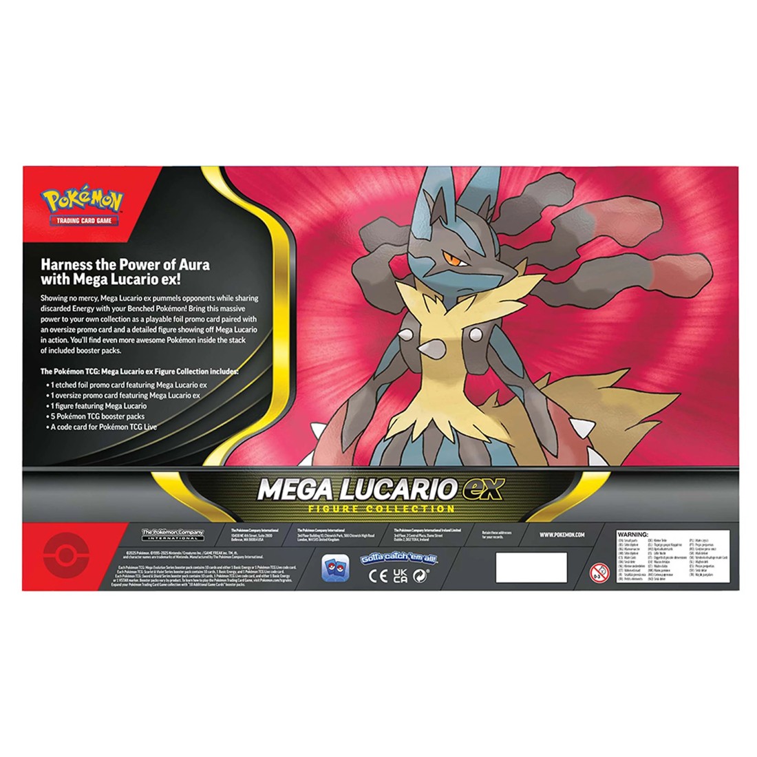 3 Pokemon Trading Card Game: Mega Lucario ex Figure Collection, 3 of 7