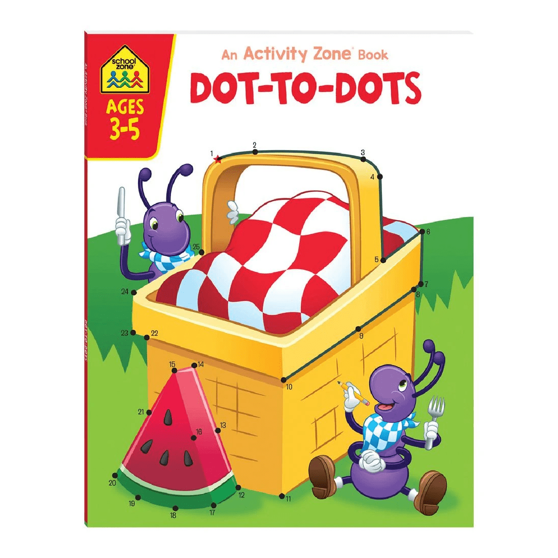 1 School Zone Activity Zone Dot-to-Dot, 1 of 4