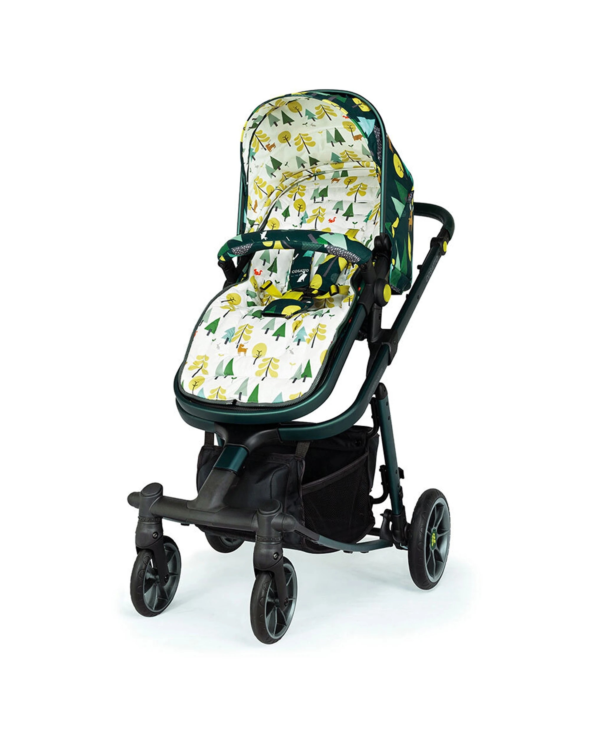 5 Cosatto Giggle Quad Pram & Push Chair 0m+ Reversible Seat Premium -Into the Wild - Multi, 5 of 7
