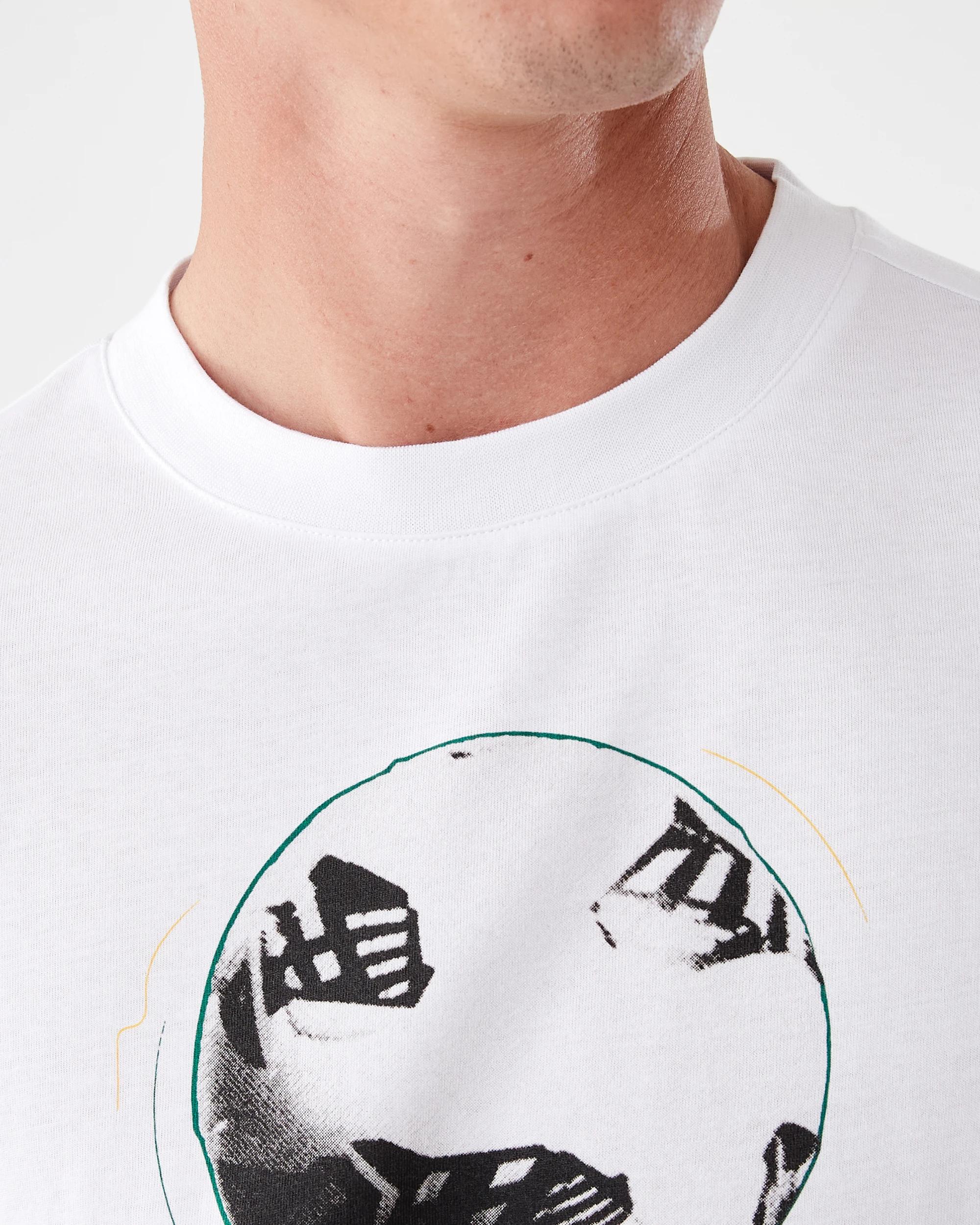 5 Ronaldinho Adult T-shirt White, 5 of 6