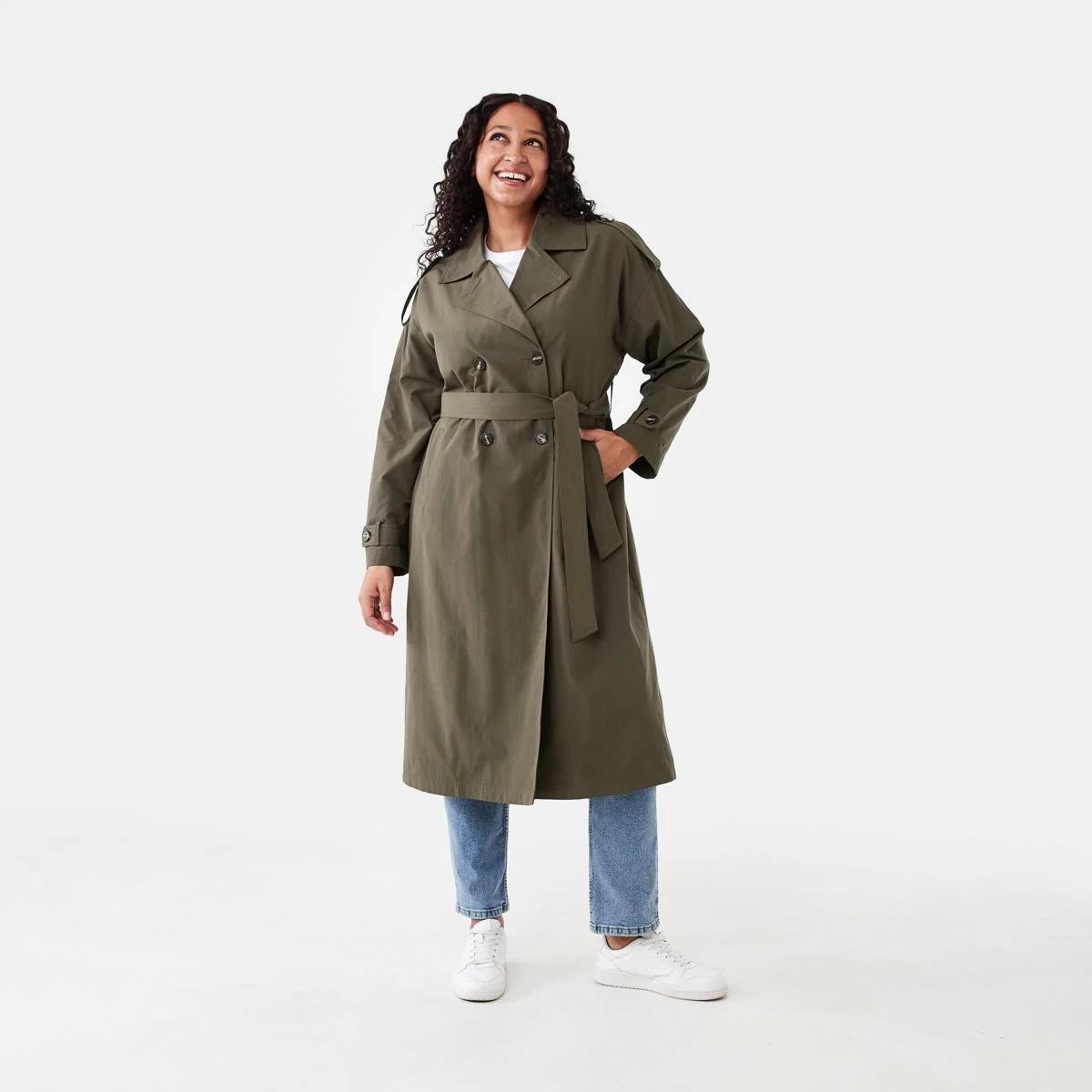 2 Longline Trench Grn Olive, 2 of 9