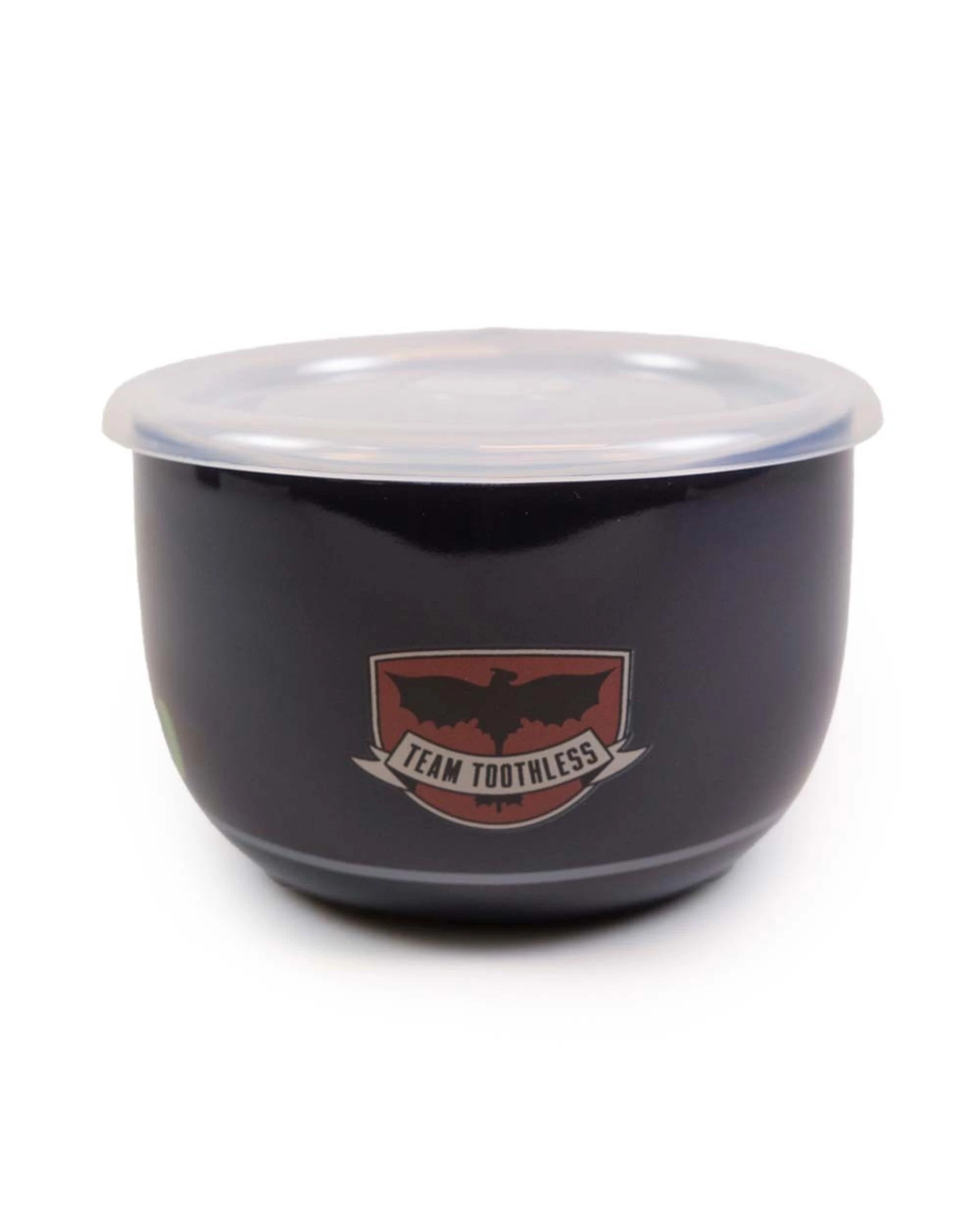 2 How To Train Your Dragon - Team Toothless Soup Bowl with Lid - Black, 2 of 4
