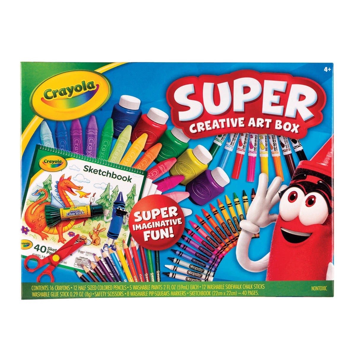 1 Crayola Super Creative Art Box, 1 of 6