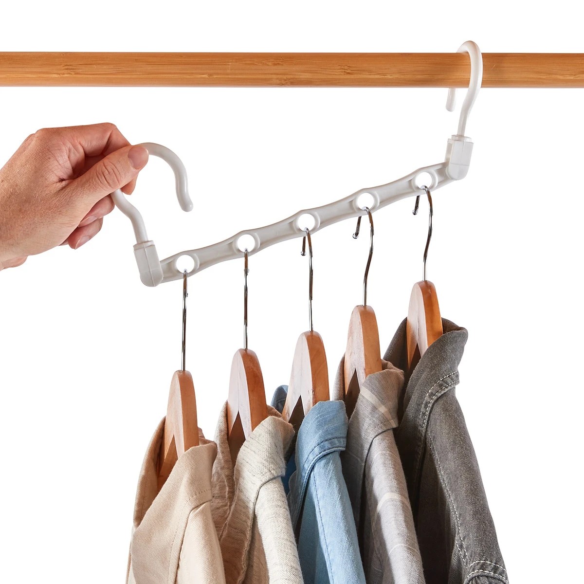 4 4 Pack Space Saving Hanger, 4 of 5