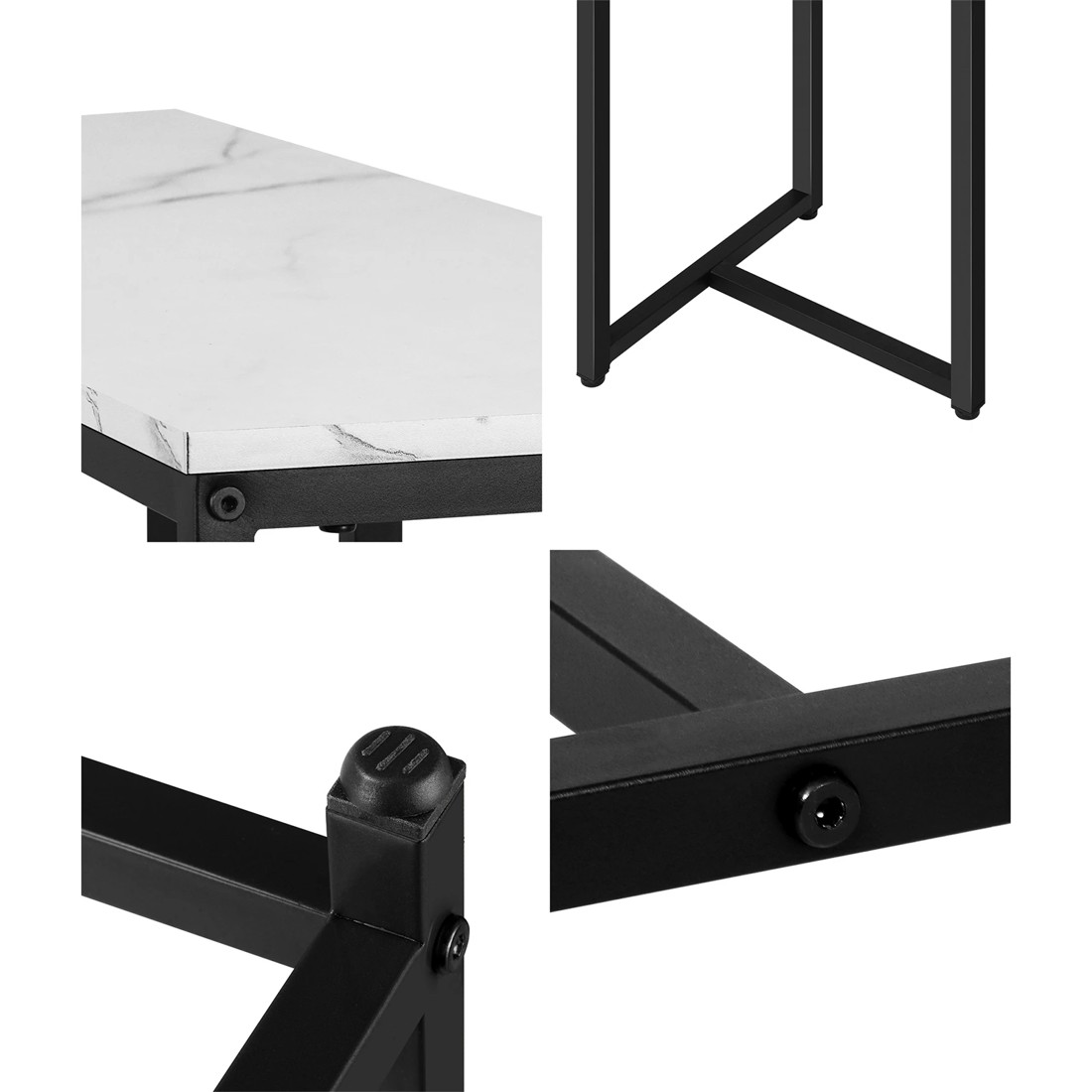 4 Oikiture Console Table Hallway Entry Side Tables Marble Effect Hall Display
 - Multi, 4 of 10