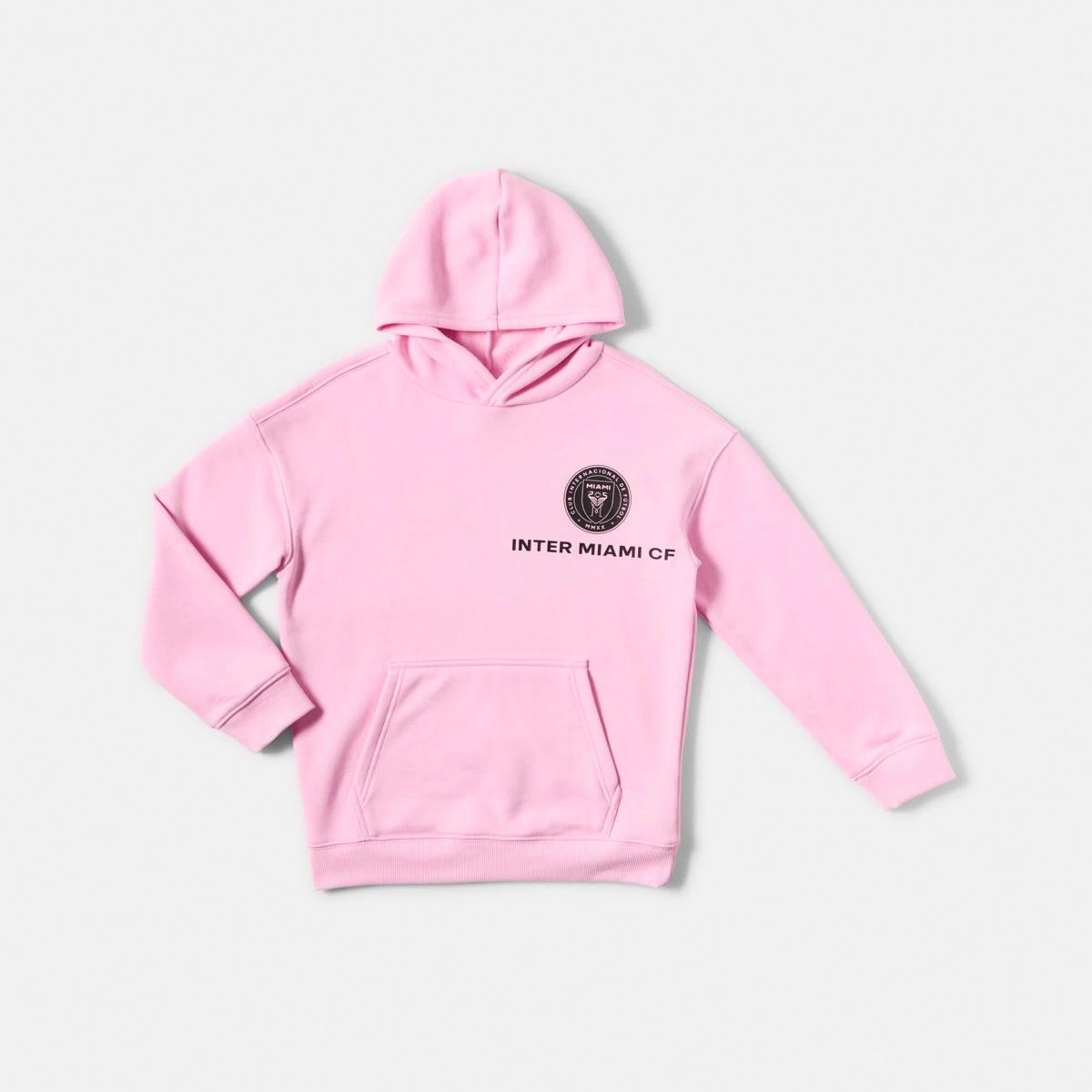 9 Official Inter Miami Kids Hoodie True Pink, 9 of 10