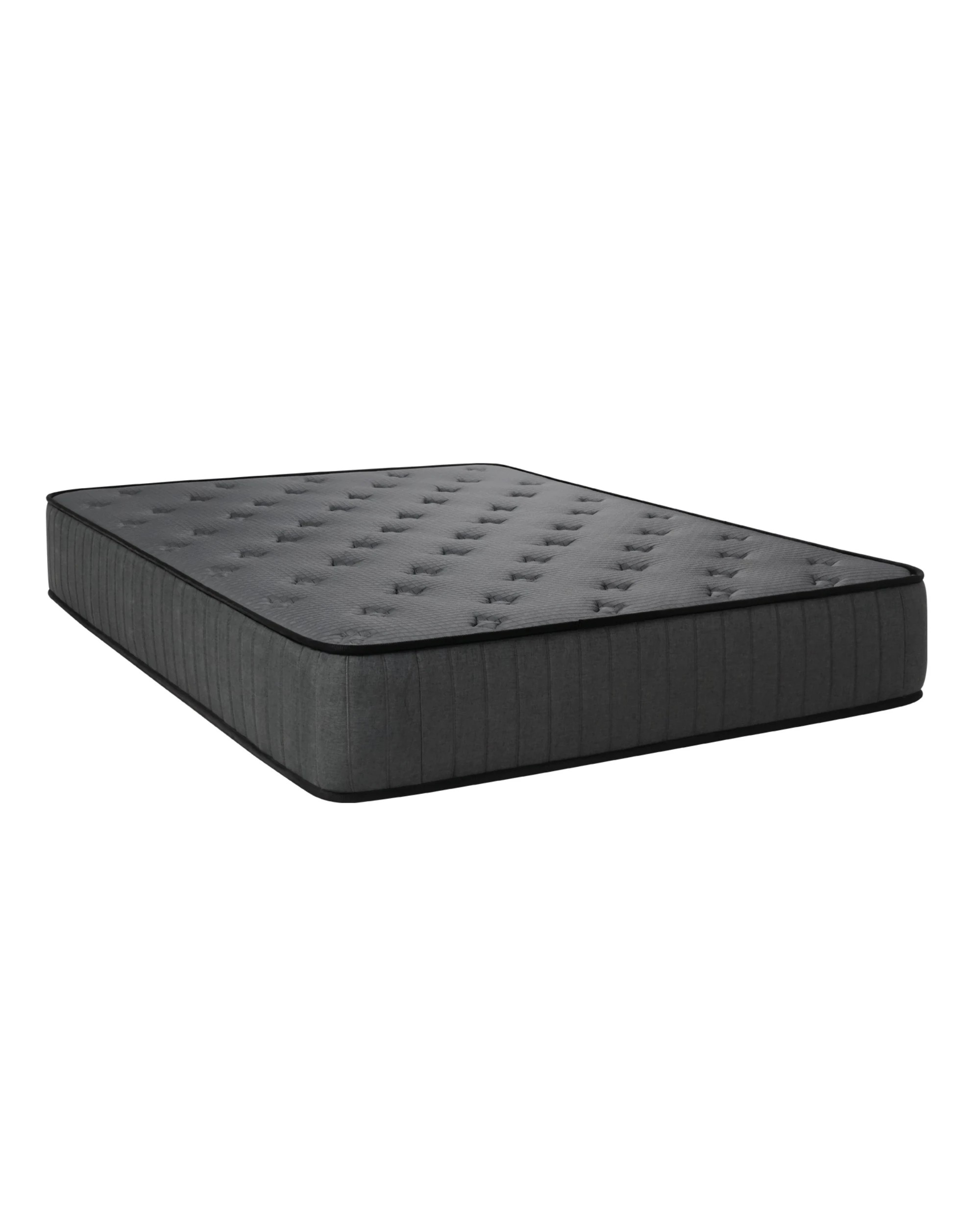 1 Advwin Mattress Queen Medium Firm Bed Top Pocket Spring 27cm - Grey, 1 of 4