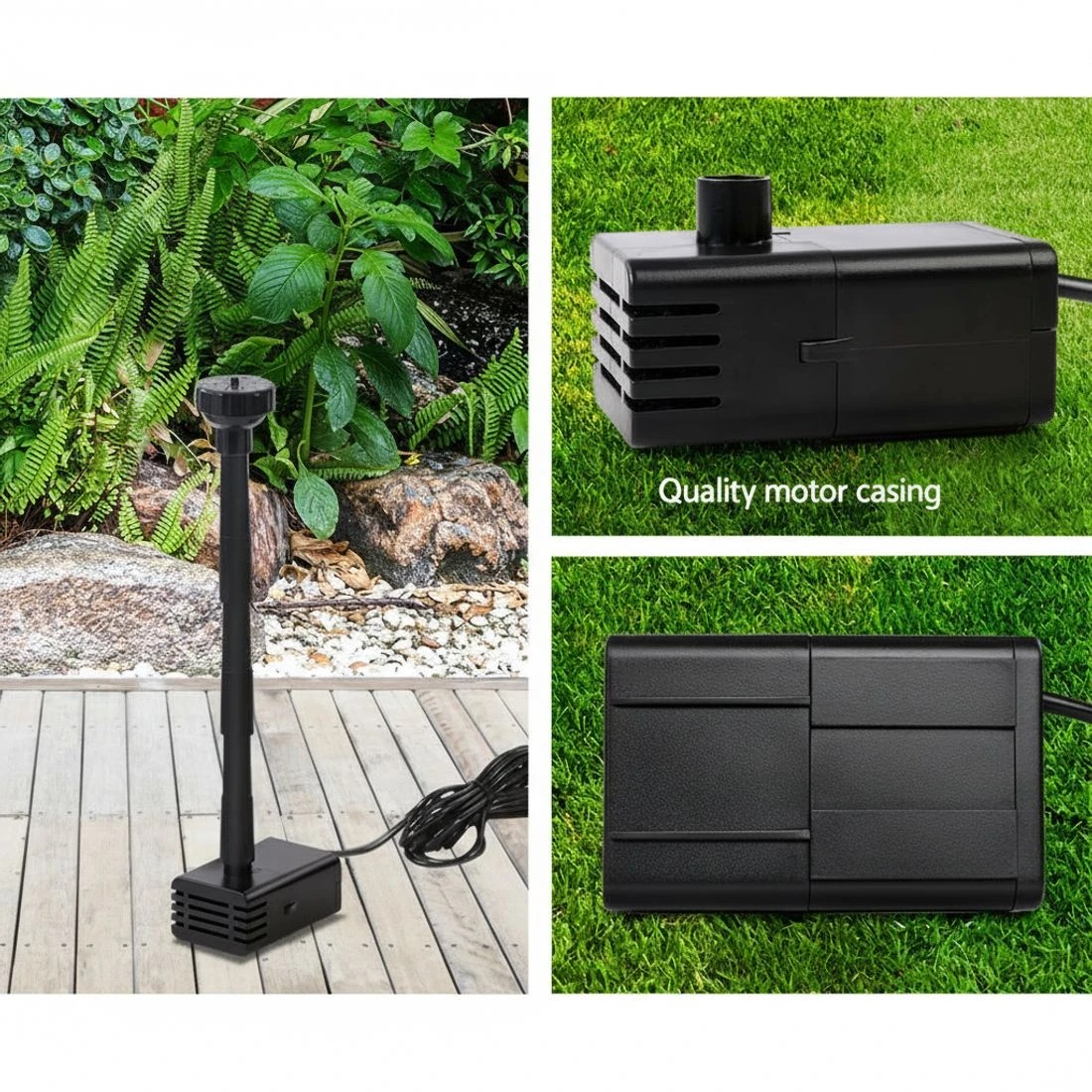 7 Gardeon Solar Pond Pump 4.6FT - Black, 7 of 7