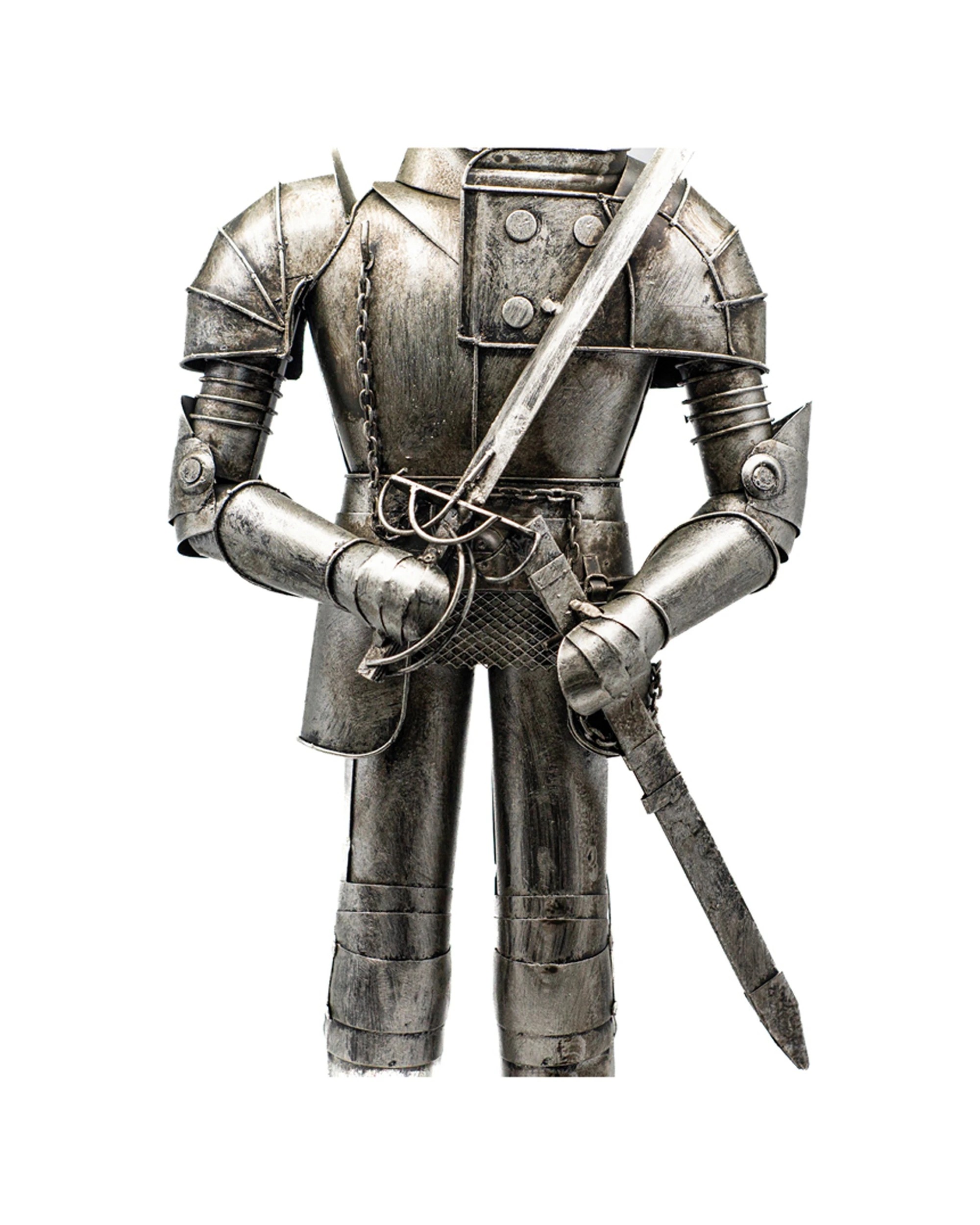 3 Boyle Metal Display Knight With Sword Ornament Home Decor 46cm - Grey, 3 of 4