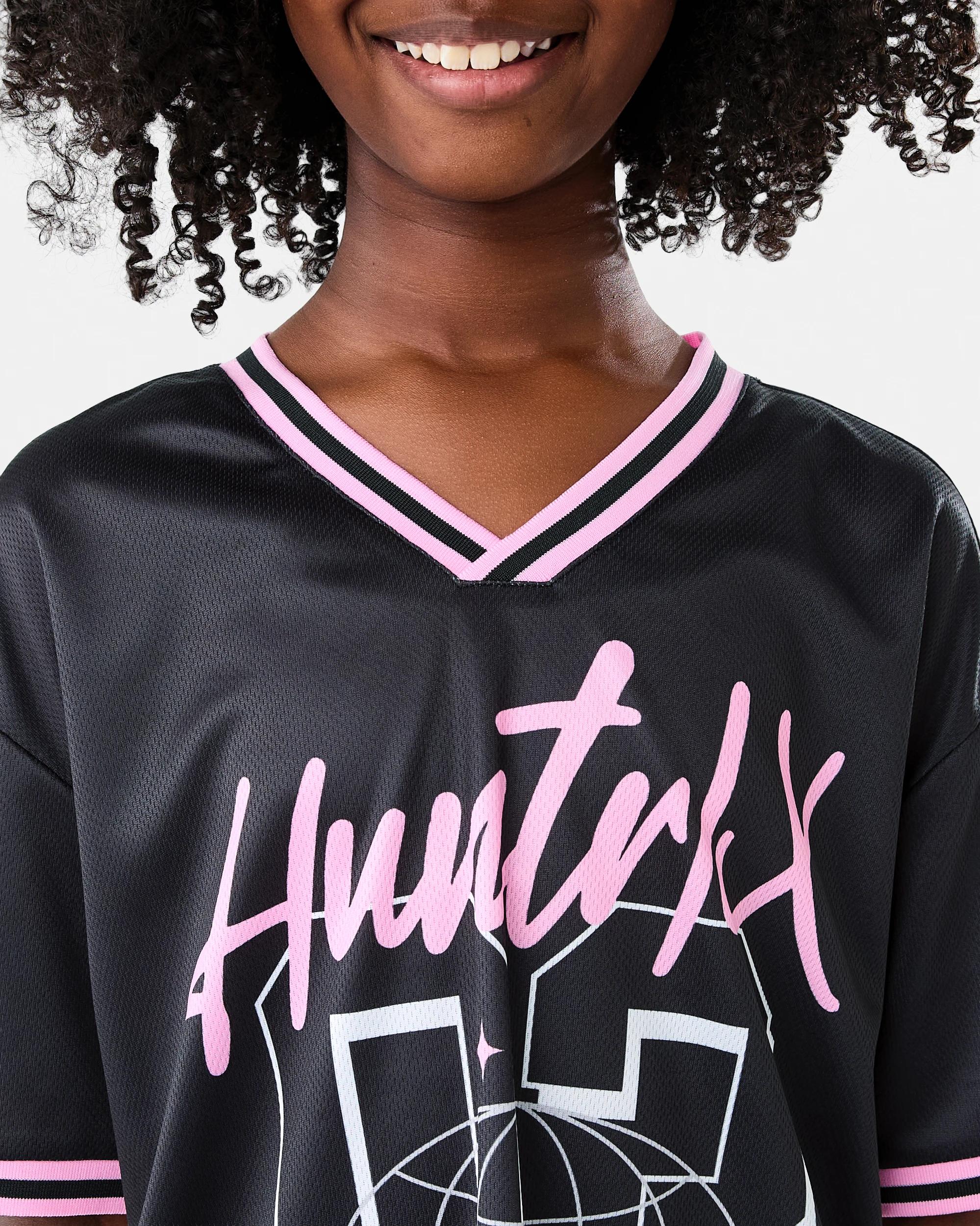 3 KPop Demon Hunters License V-Neck Mesh T-shirt Black Dh, 3 of 9