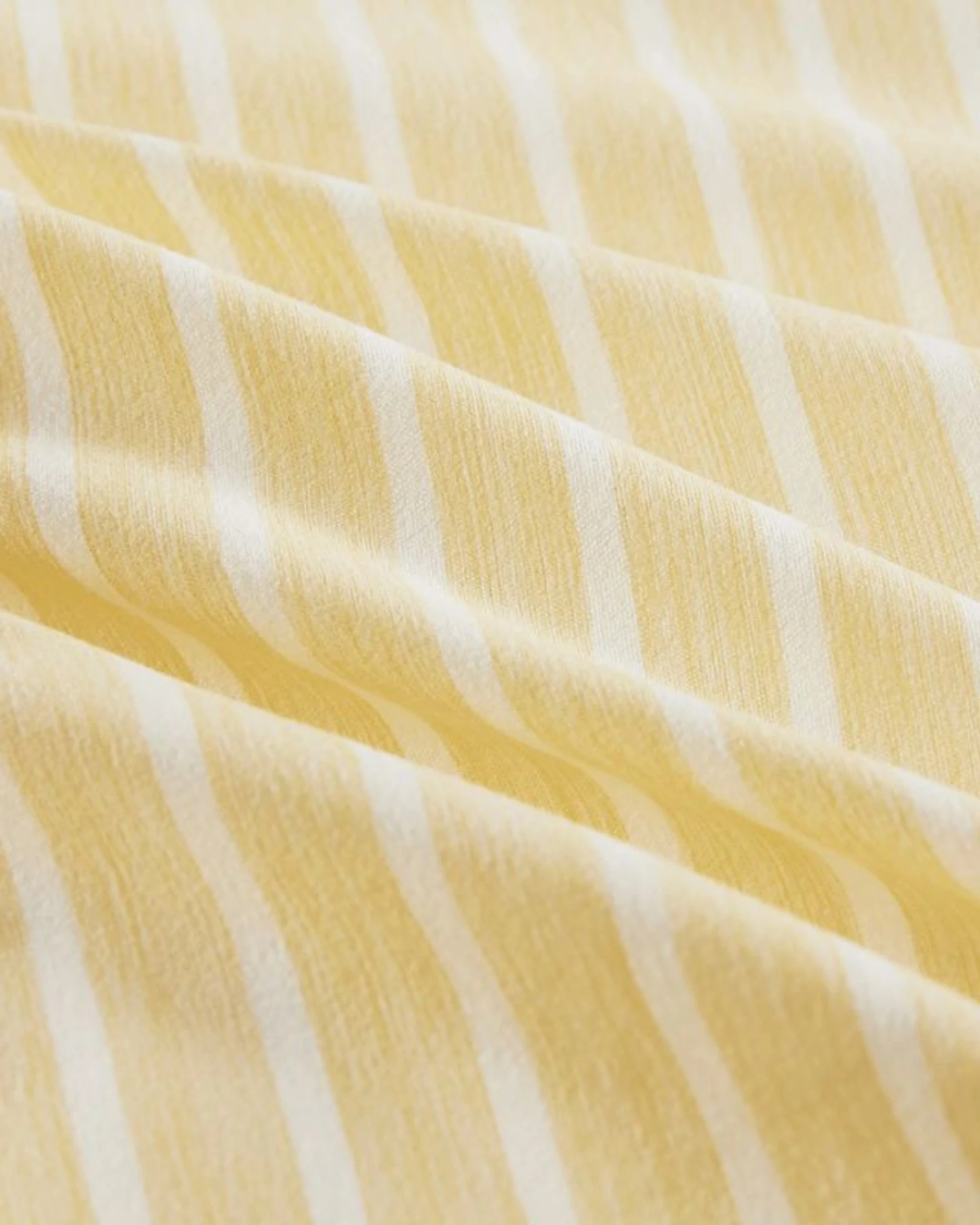 3 CleverPolly Yarn-Dyed Microfibre Quilt Cover Set - Yellow Stripe - Super King Bed, 3 of 4