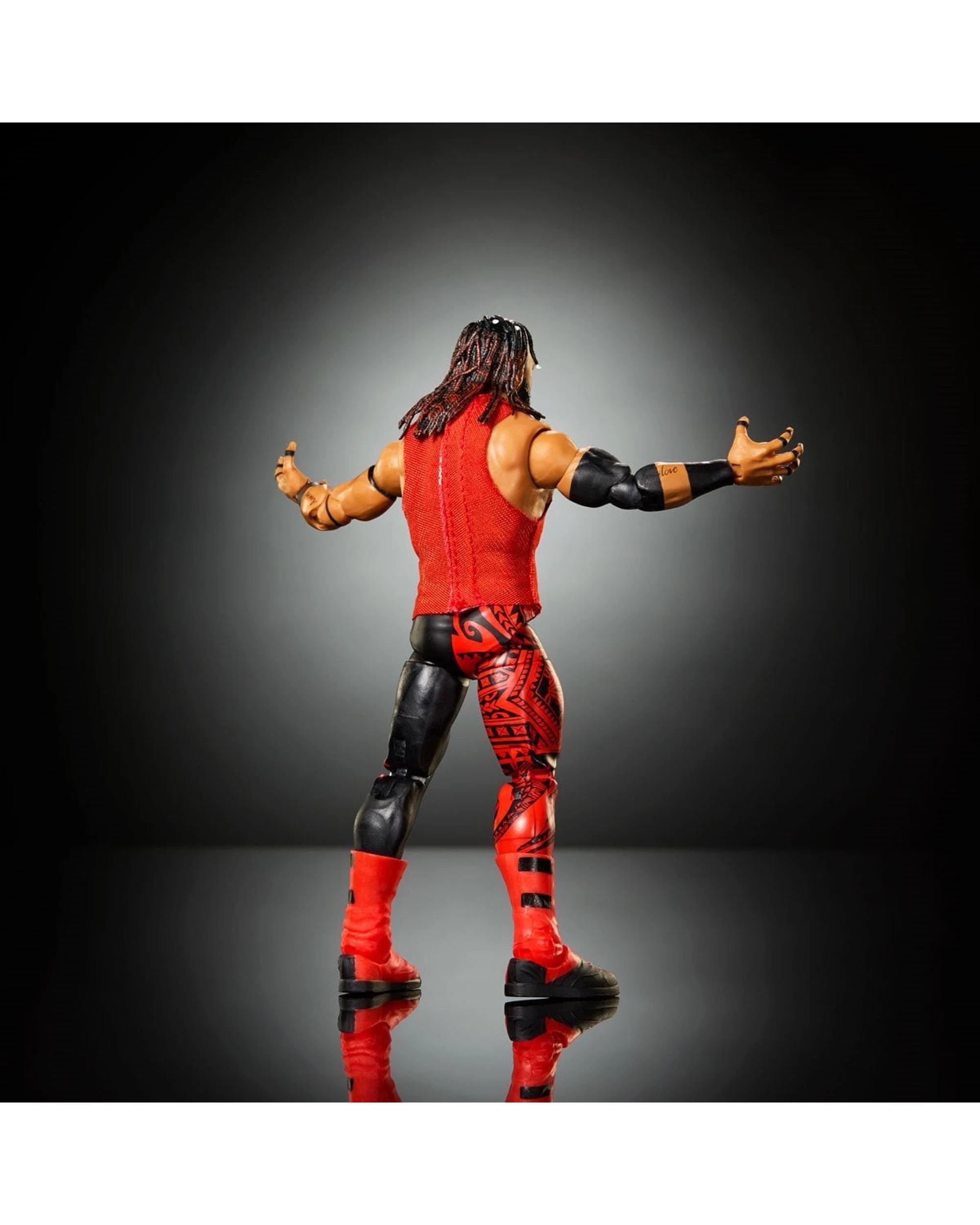 6 WWE Elite Collection Series 125 Jacob Fatu Action Figure, 6 of 8