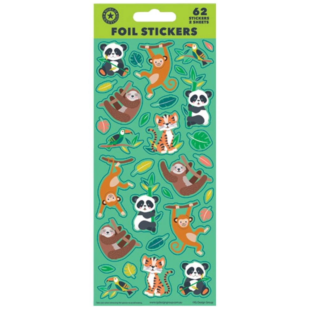 1 Artwrap FSC Sticker Sheets Safari Animals, 1 of 1