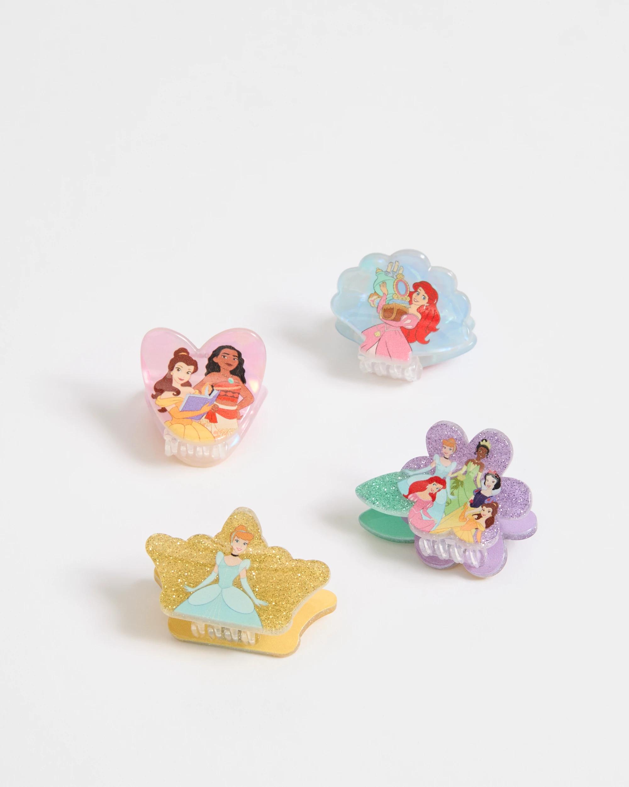 2 Disney Princess 4 Pack Mini Claw Clips MULTI, 2 of 3