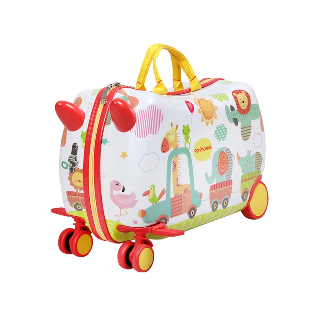 1 BoPeep Kids Suitcase Animal Print Luggage, 1 of 8