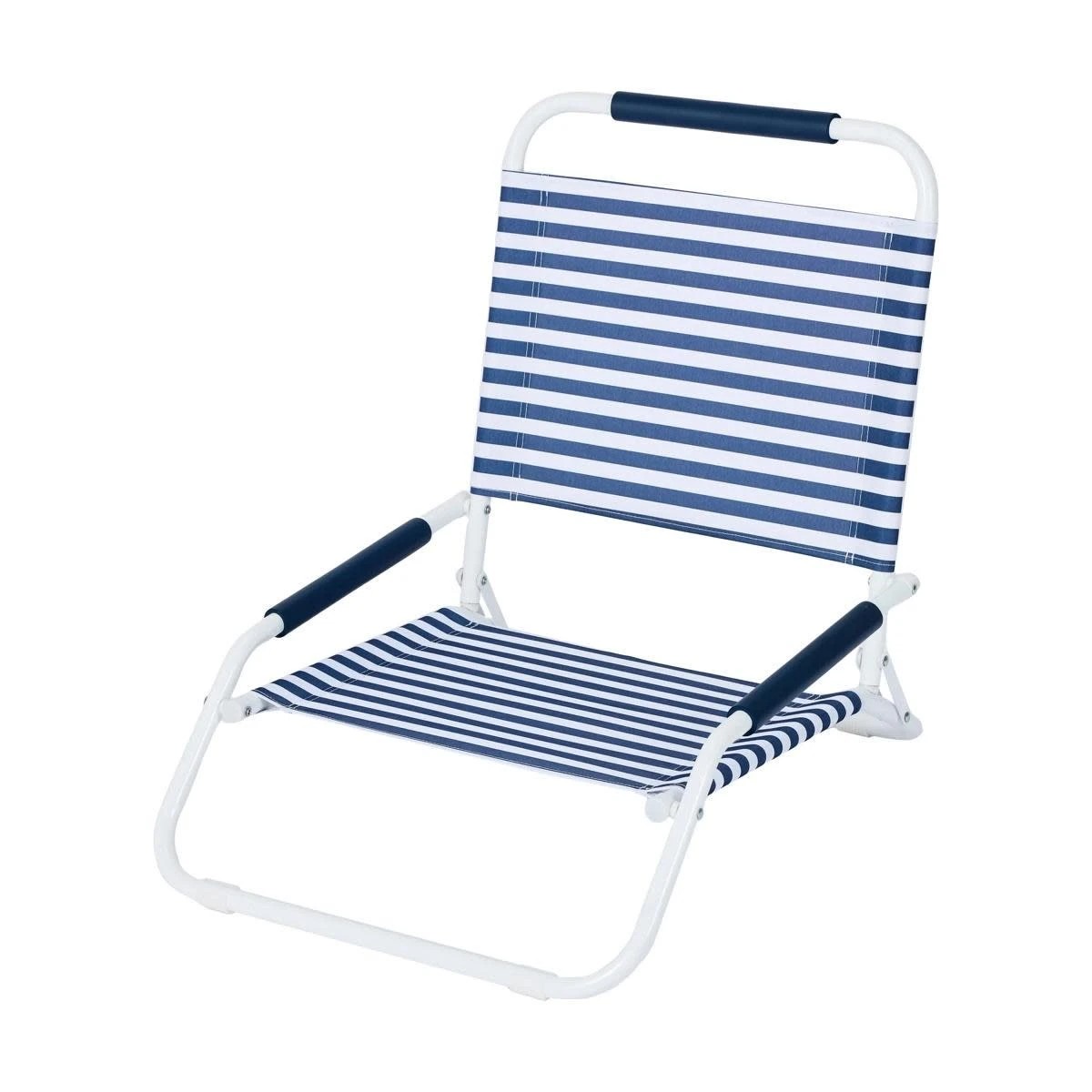 1 Beach Chair - Blue Stripe, 1 of 8