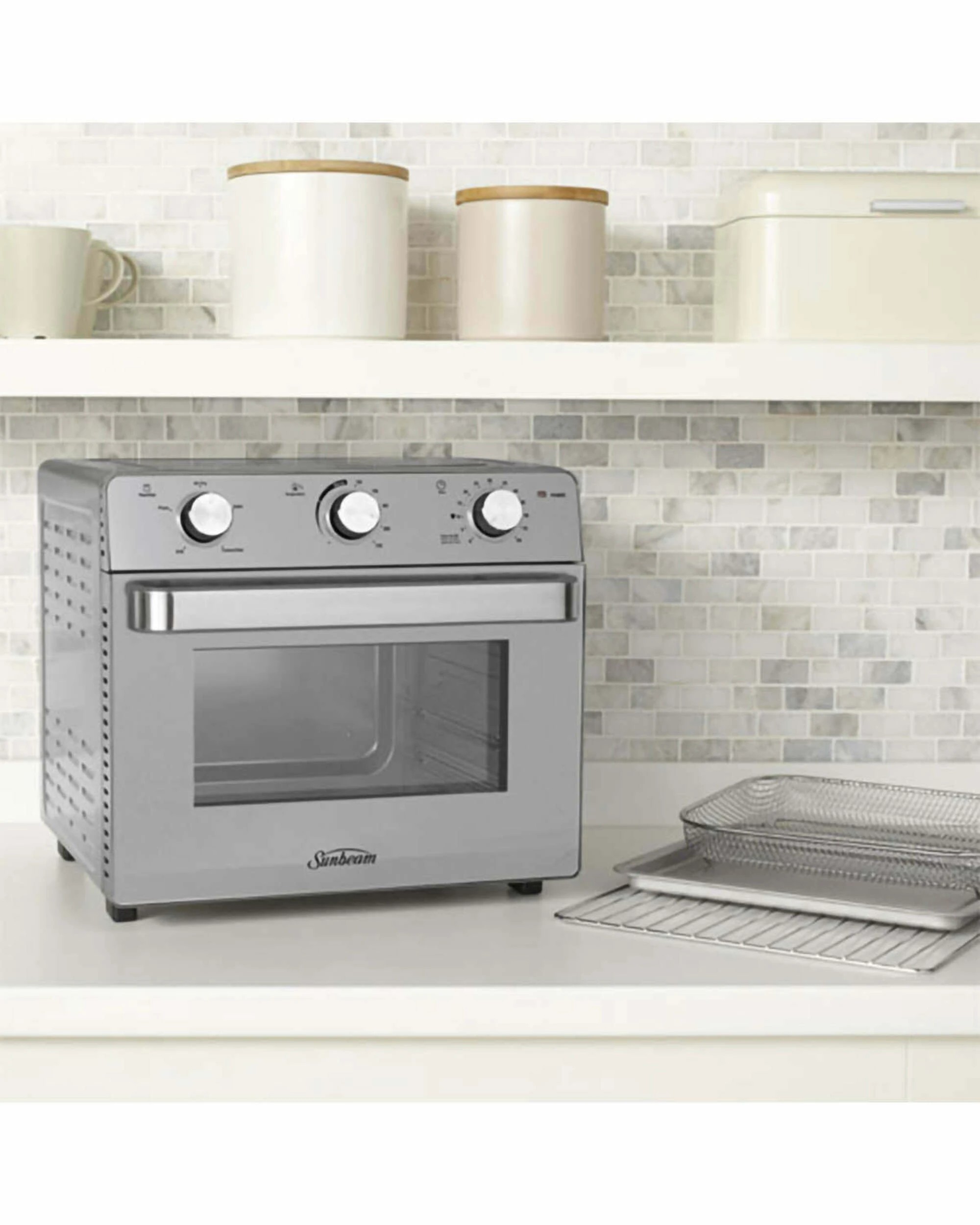 3 Sunbeam Multi Function Oven Plus Air Fryer - STAINLESS STEEL, 3 of 5