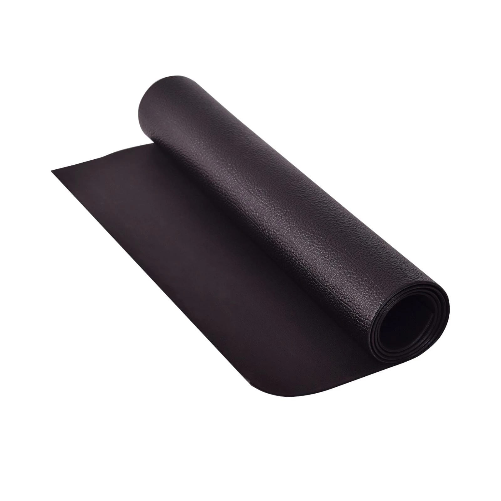 1 Costway 2M Exercise Equipment Mat Treadmill Floor Mat Rubber Yoga Mat Protector Home Gym, 1 of 2