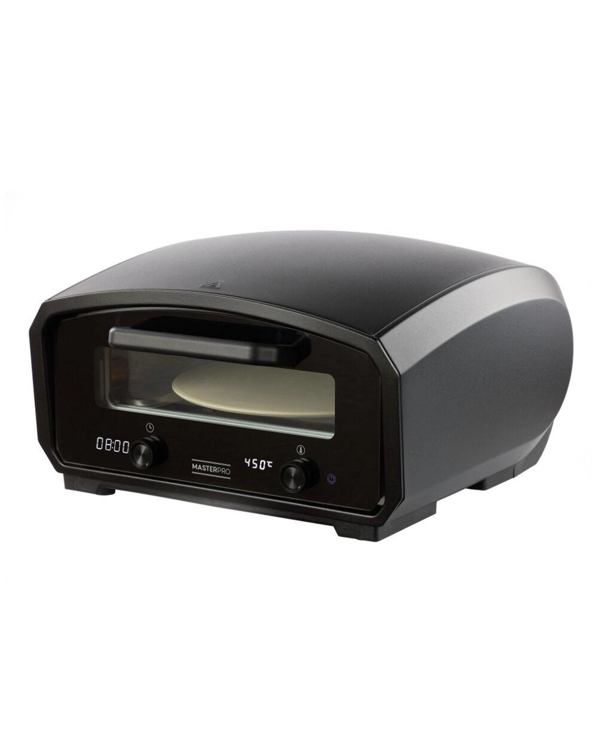 2 MasterPro 13" Indoor & Outdoor Pizza Oven  Black 56 x 50 x 30cm, 2 of 10