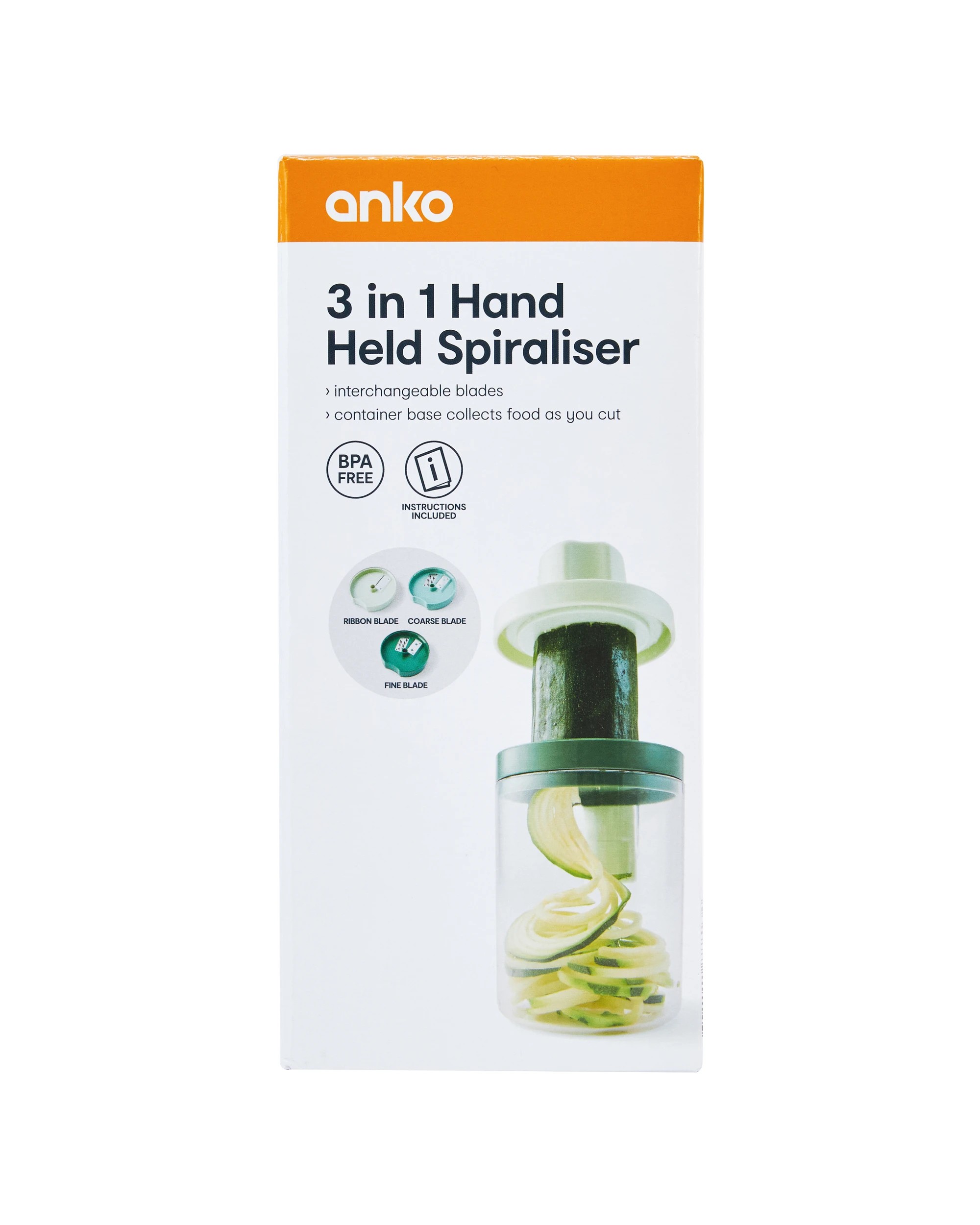 7 3-in-1 Hand Held Spiraliser, 7 of 7